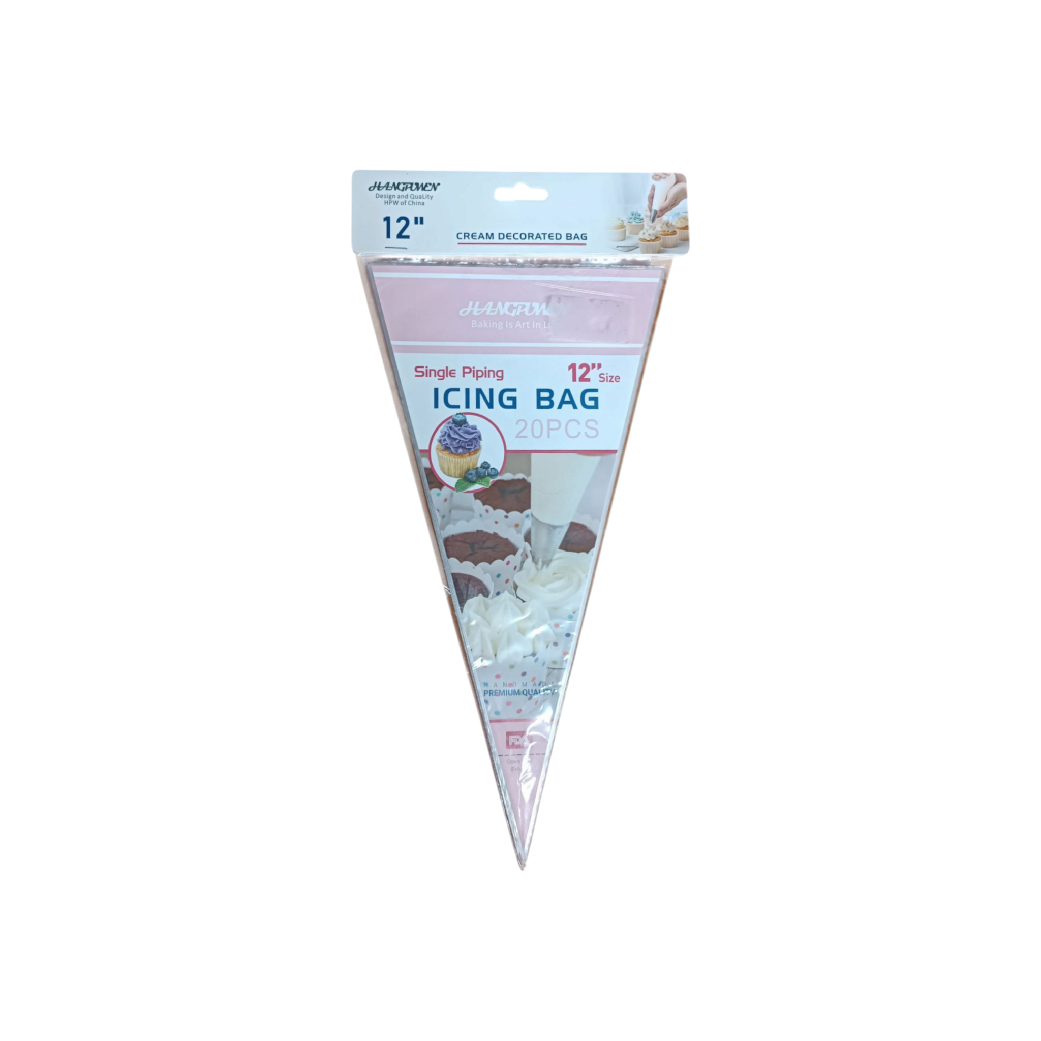 Piping Icing Bags 12inch Single 20pack