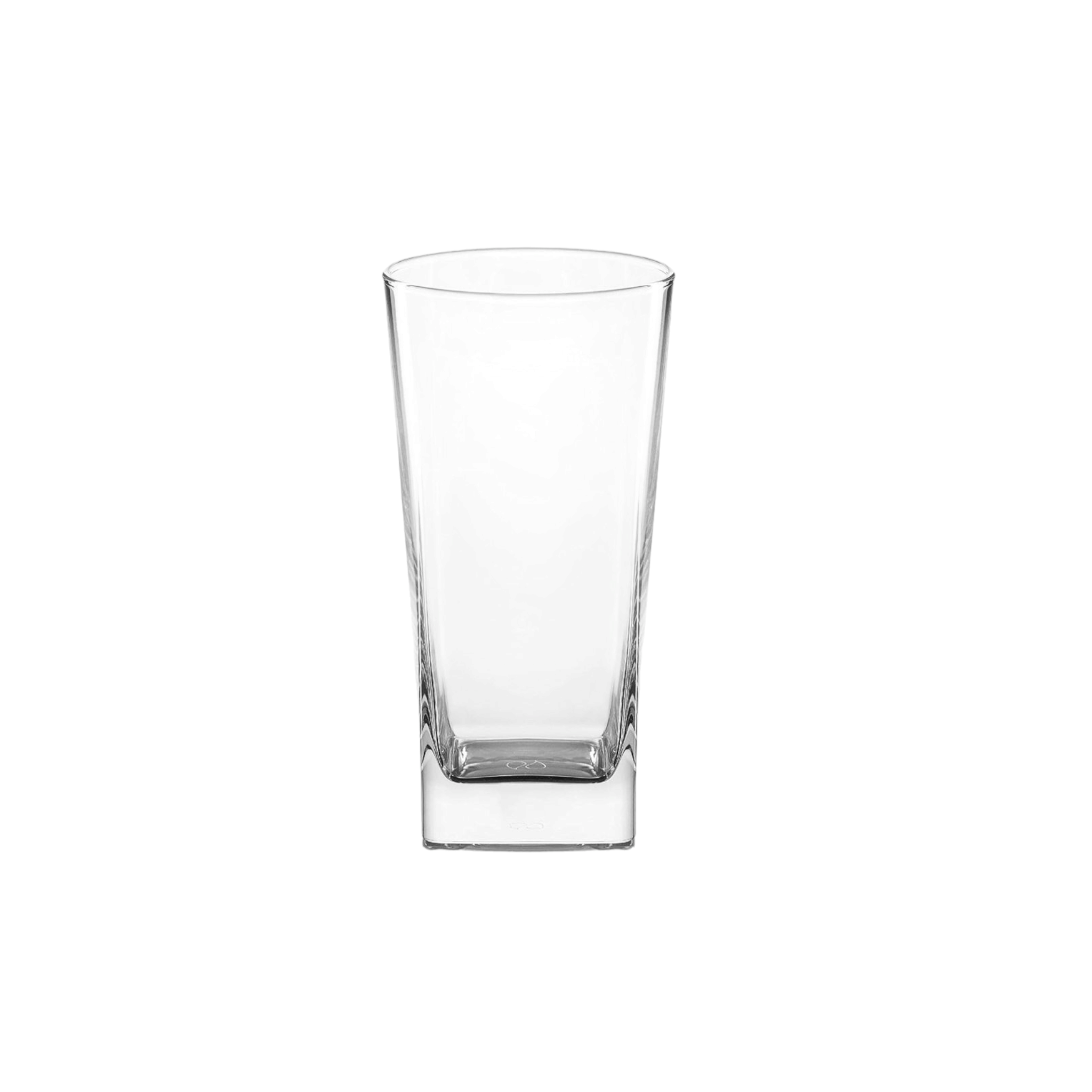 Pougine Sqaure Glass Tumbler 300ml 6pack