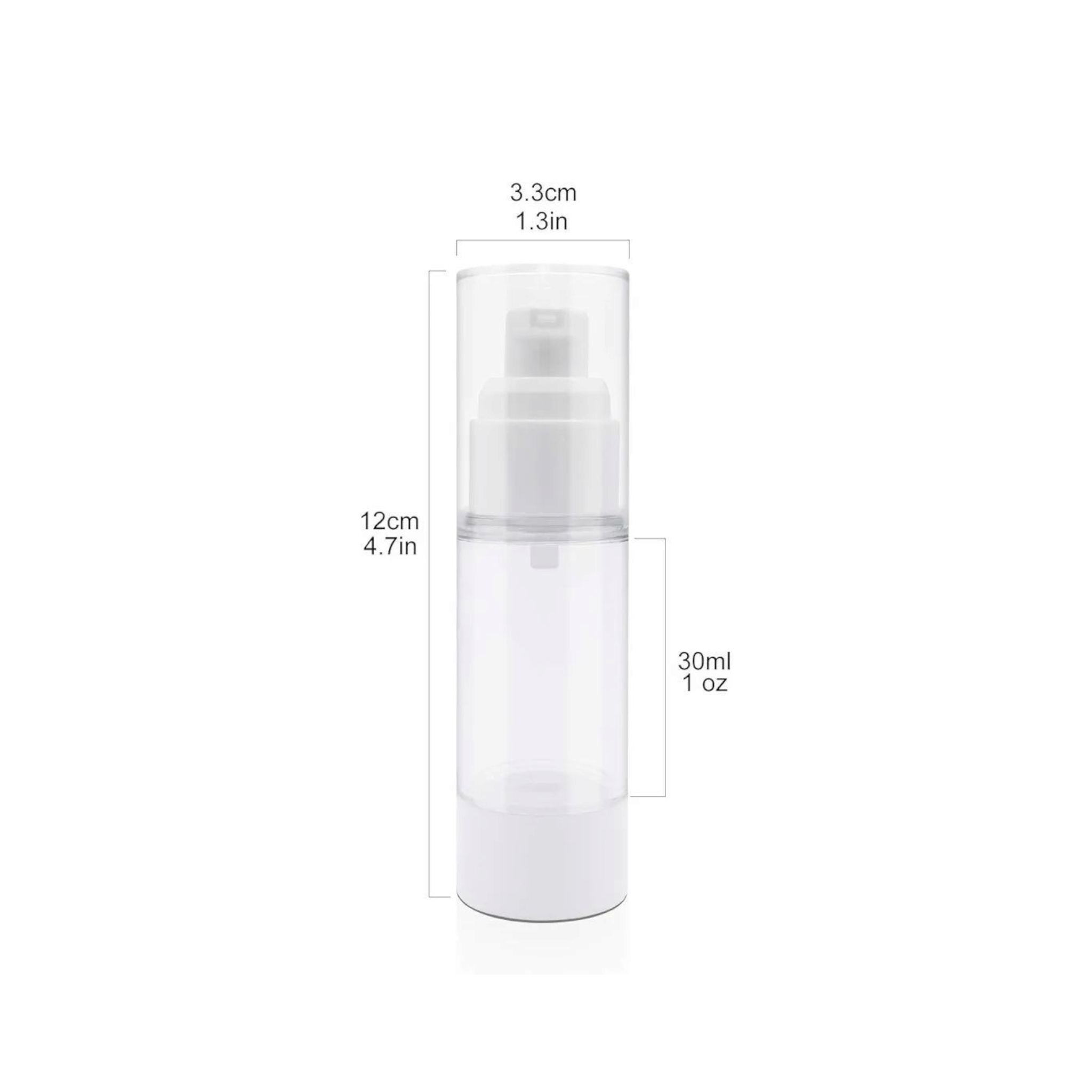 Airless Vacuum Pump Acrylic Cosmetic Bottle Container