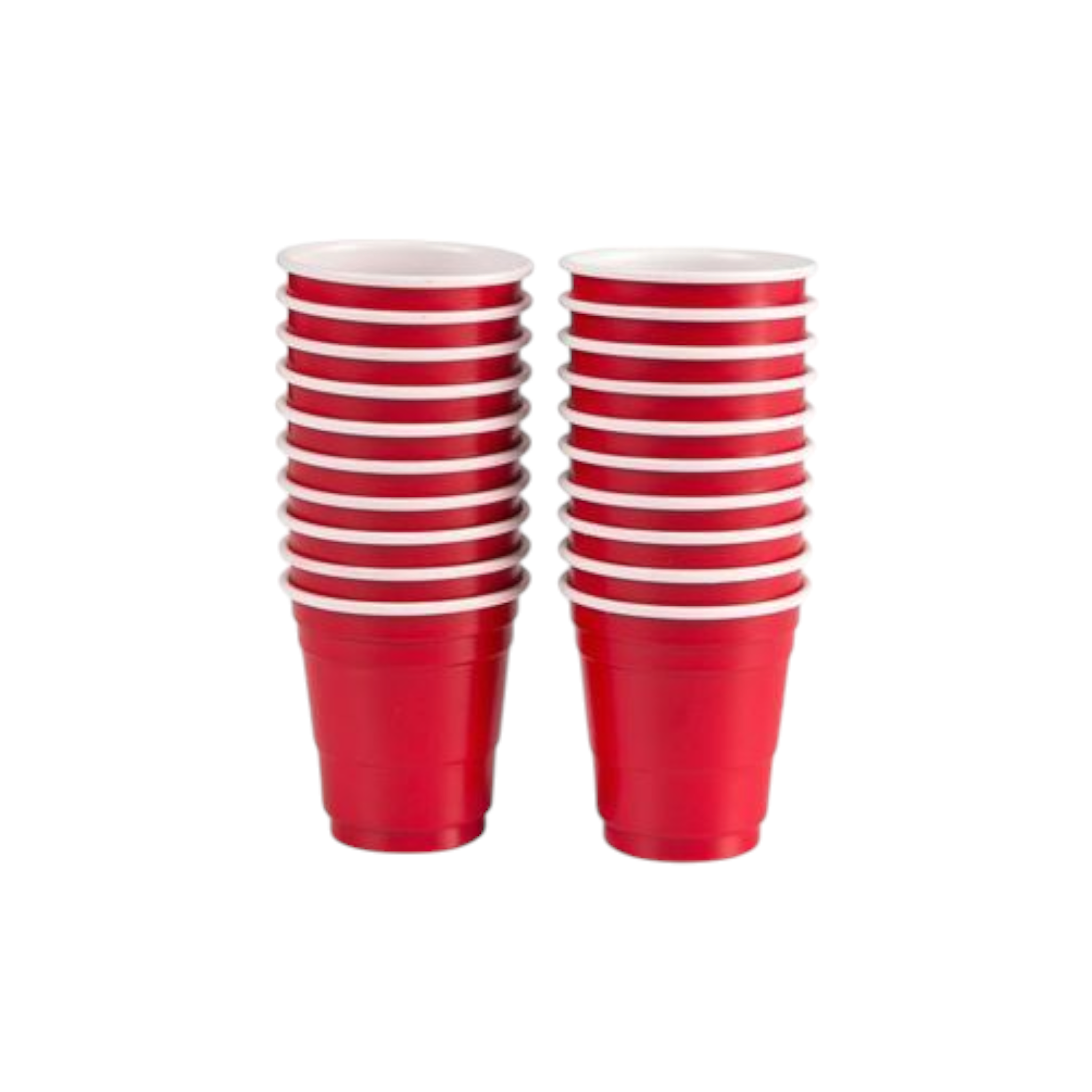 Time Savers Disposable Shot Glass Plastic 20pack Mini Beer Pong Cups