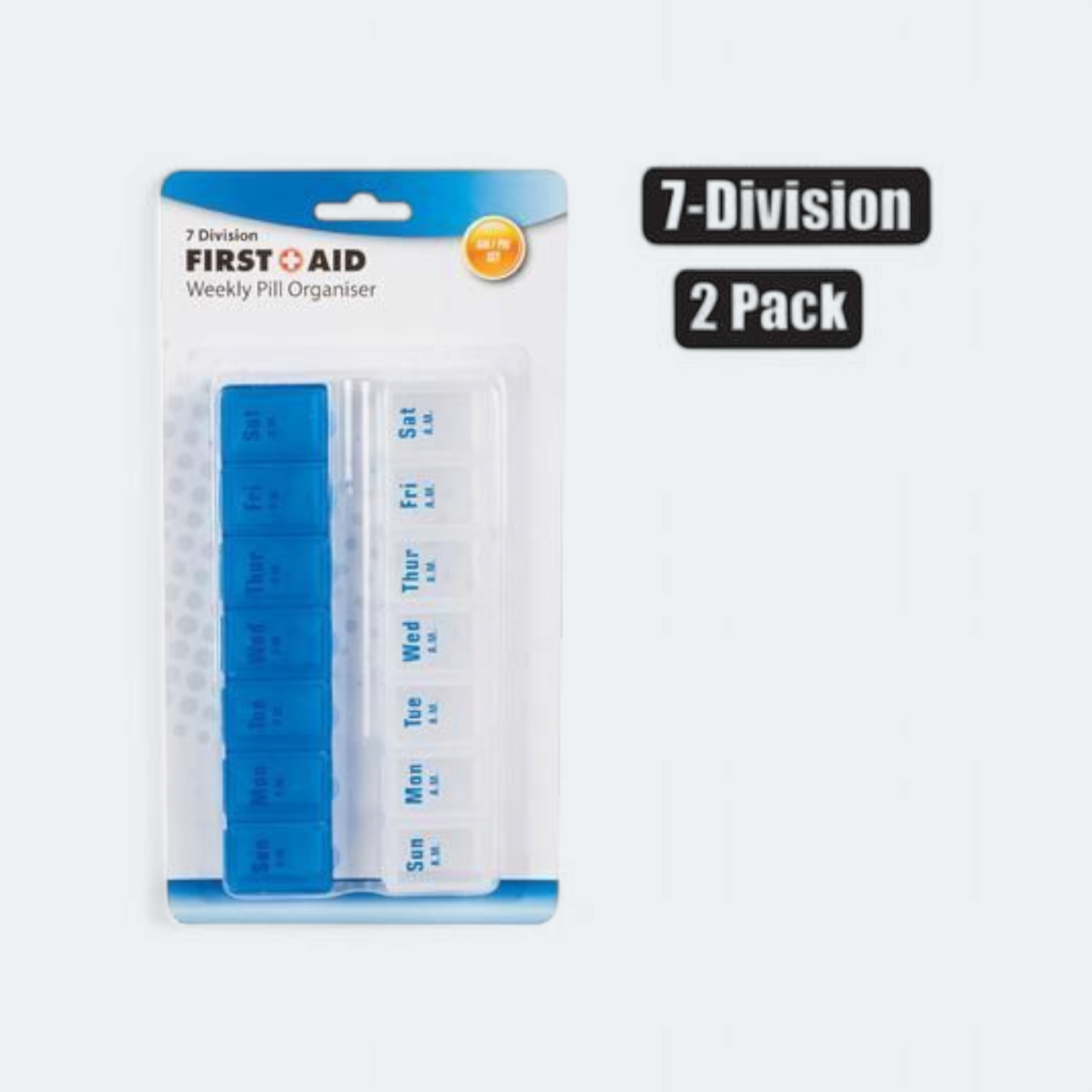 Pill Reminder 7-Division 2Pack