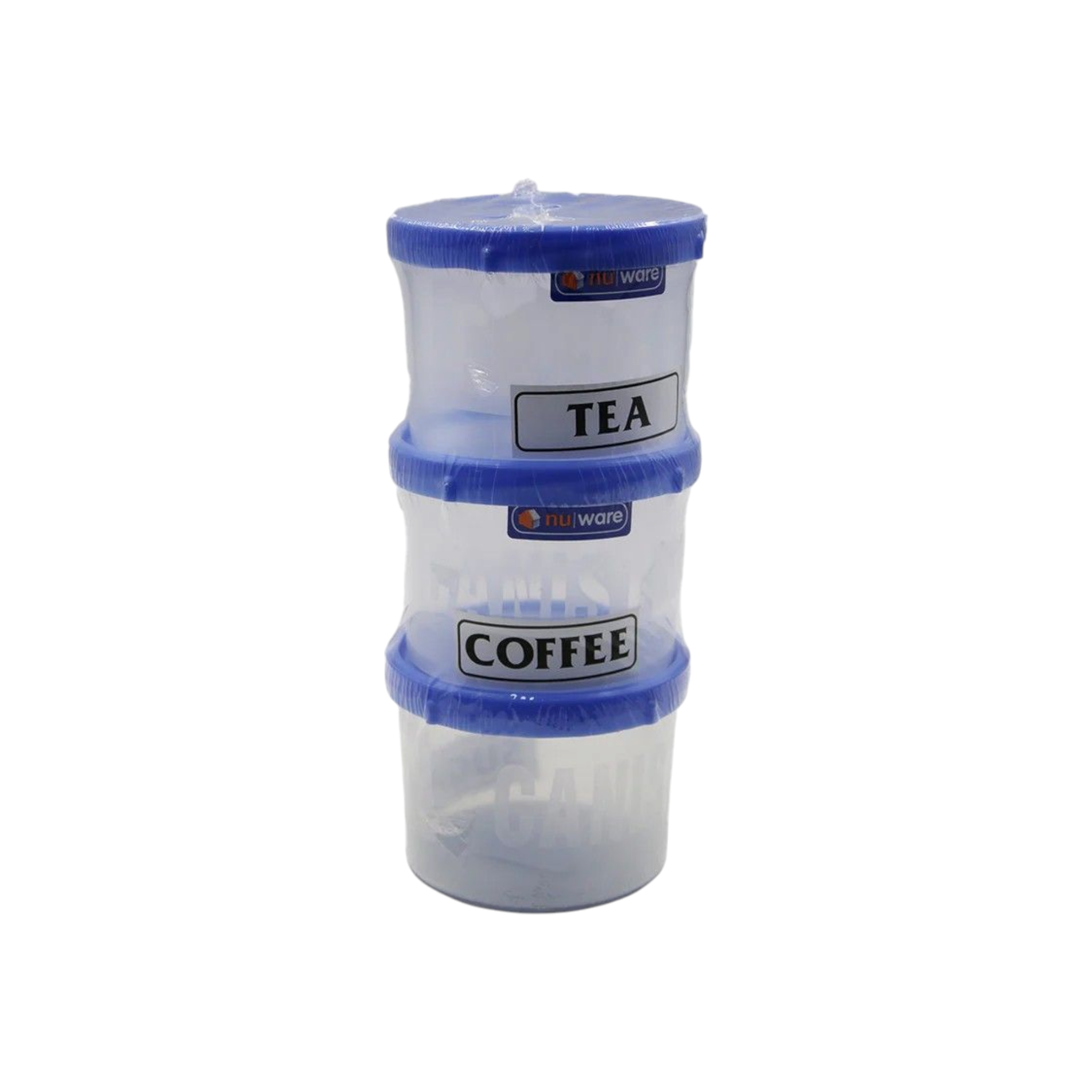 Nu Ware Twist Top Coffee-Sugar Canister 3pc Set