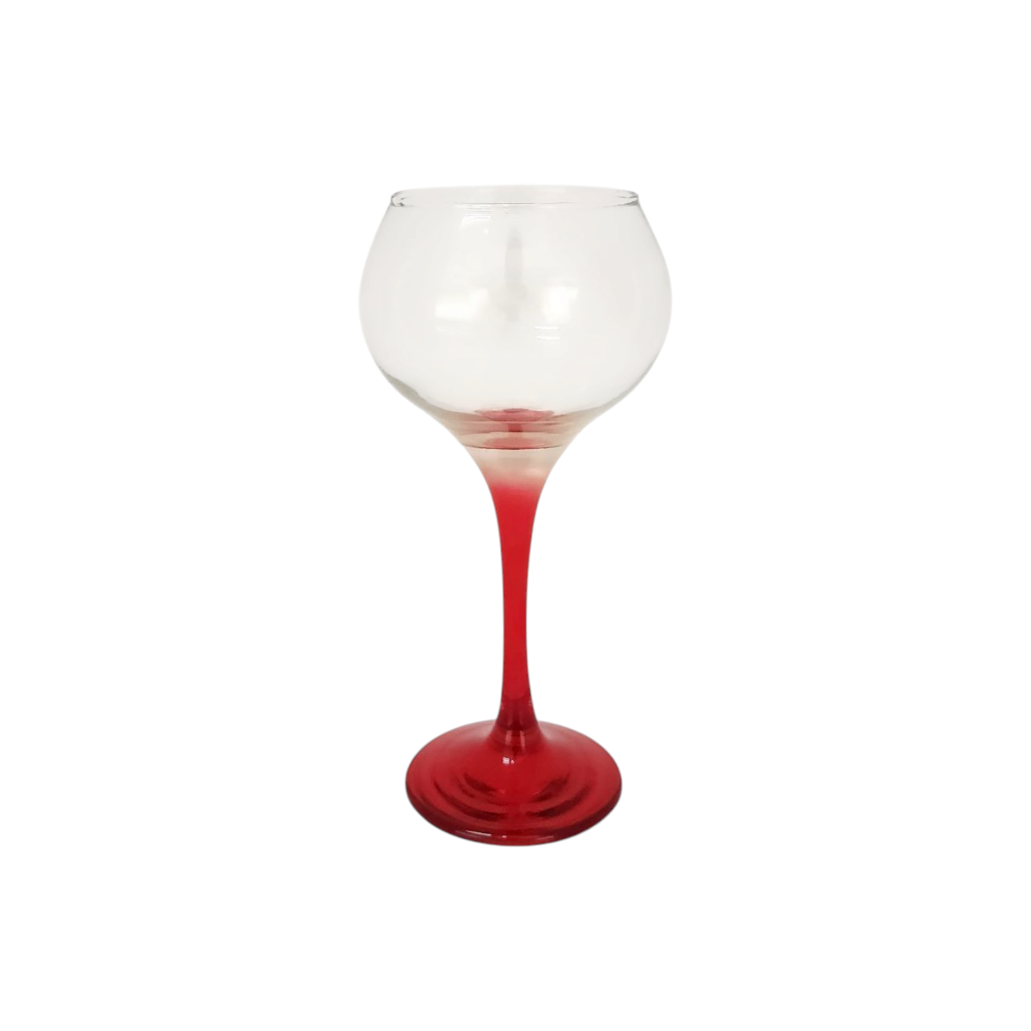 Glass Tumbler 300ml Color Stemmed SGN714 1pc