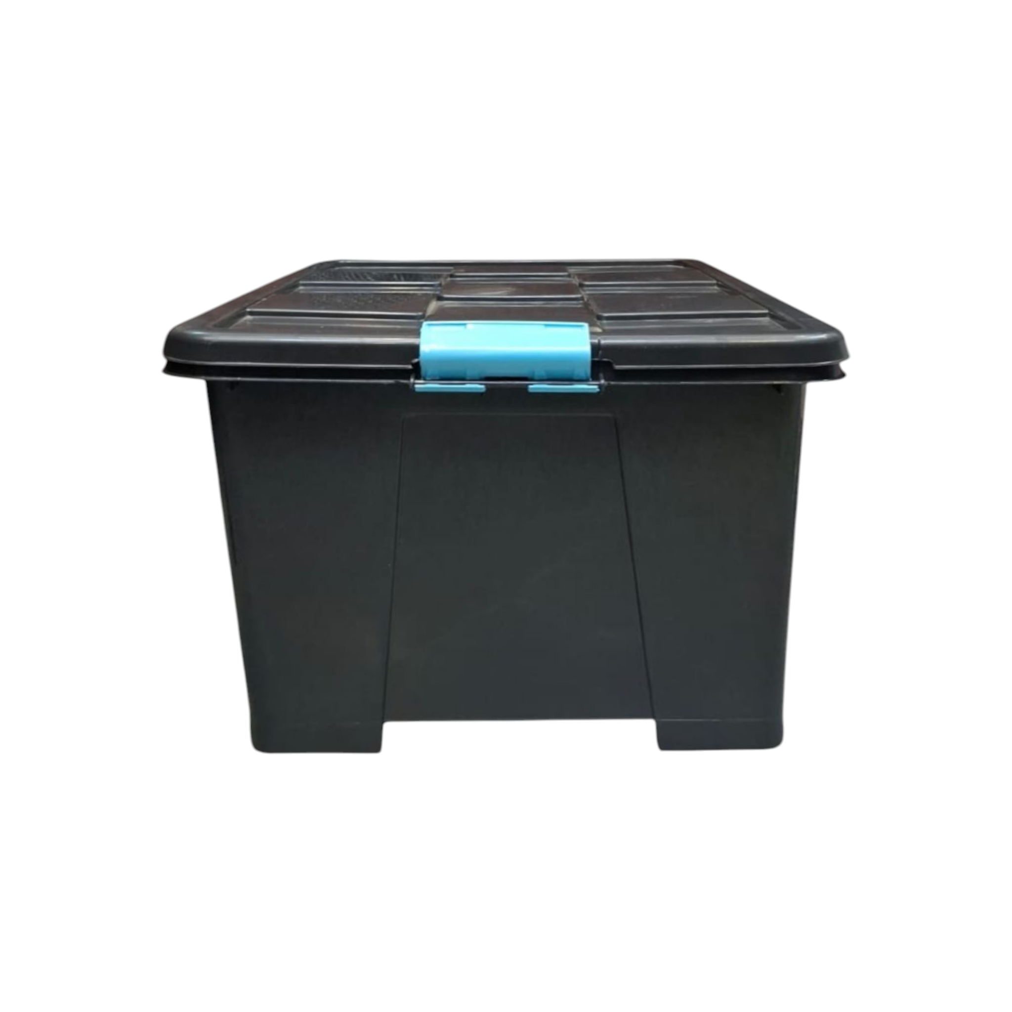 Nu Ware 50L Storage Utility Container Black with Clip Lid