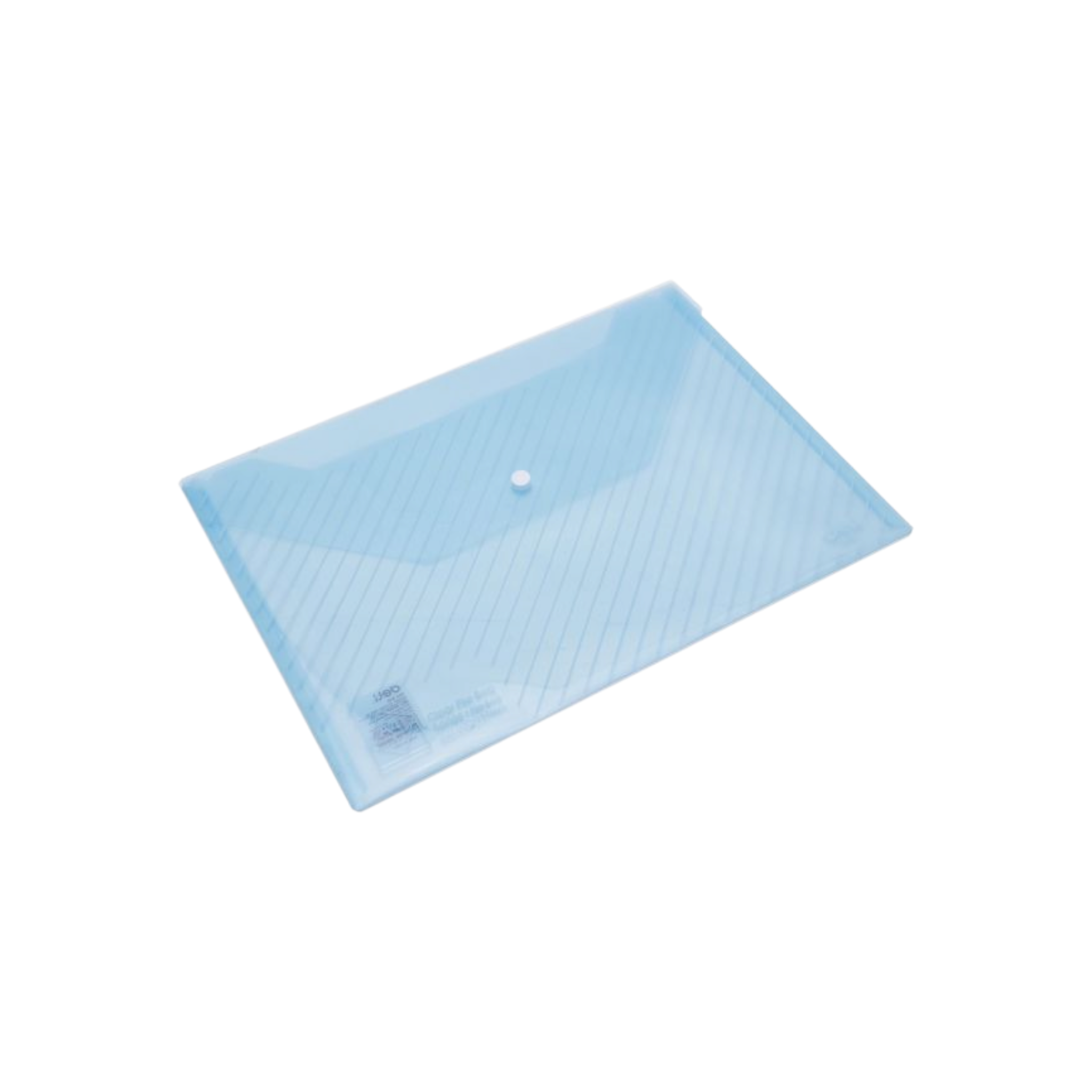 Deli A4 Carry Folder with Press Stud Transparent 180micron