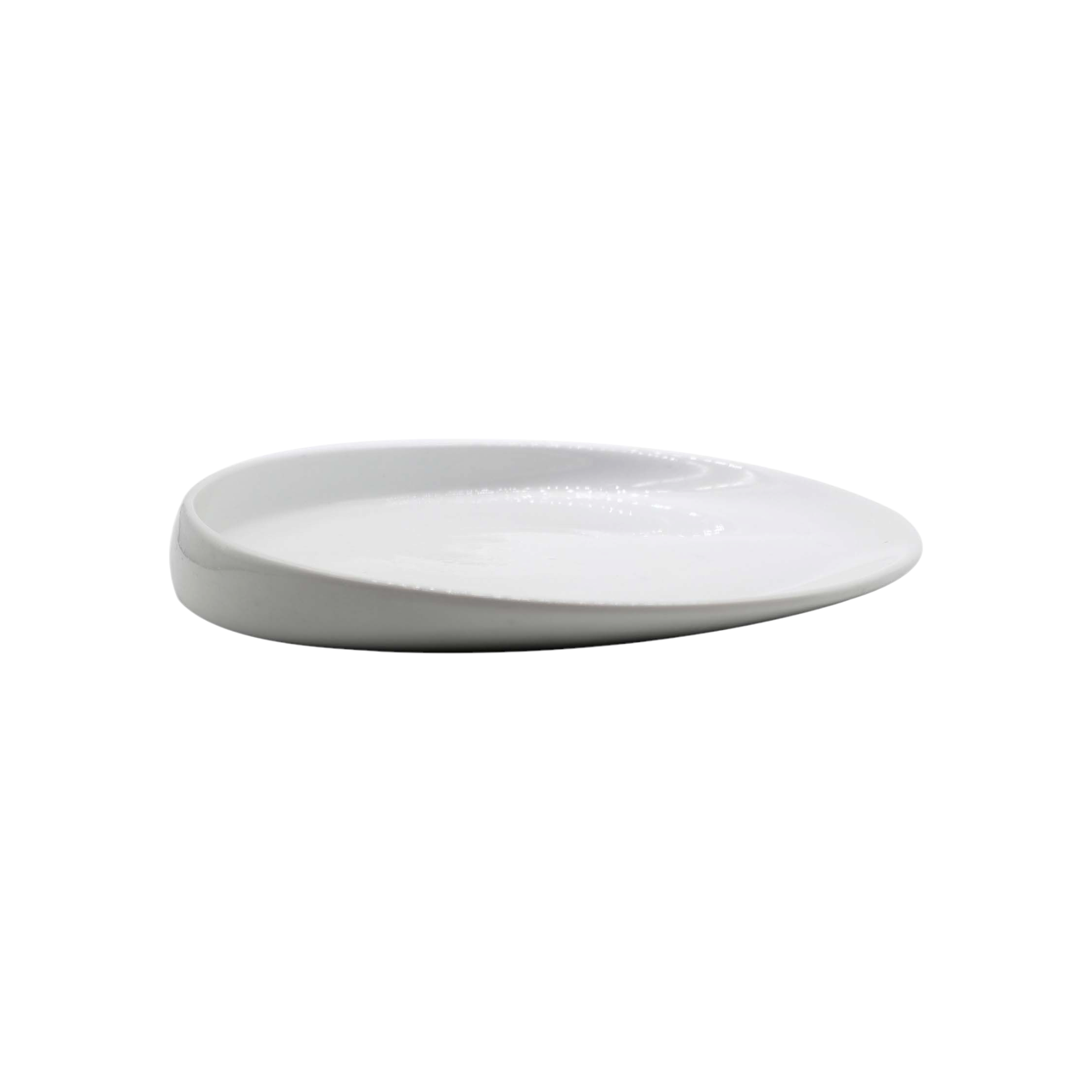Ceramic Serving Platter Round Tilted 25.5x3.5 33127