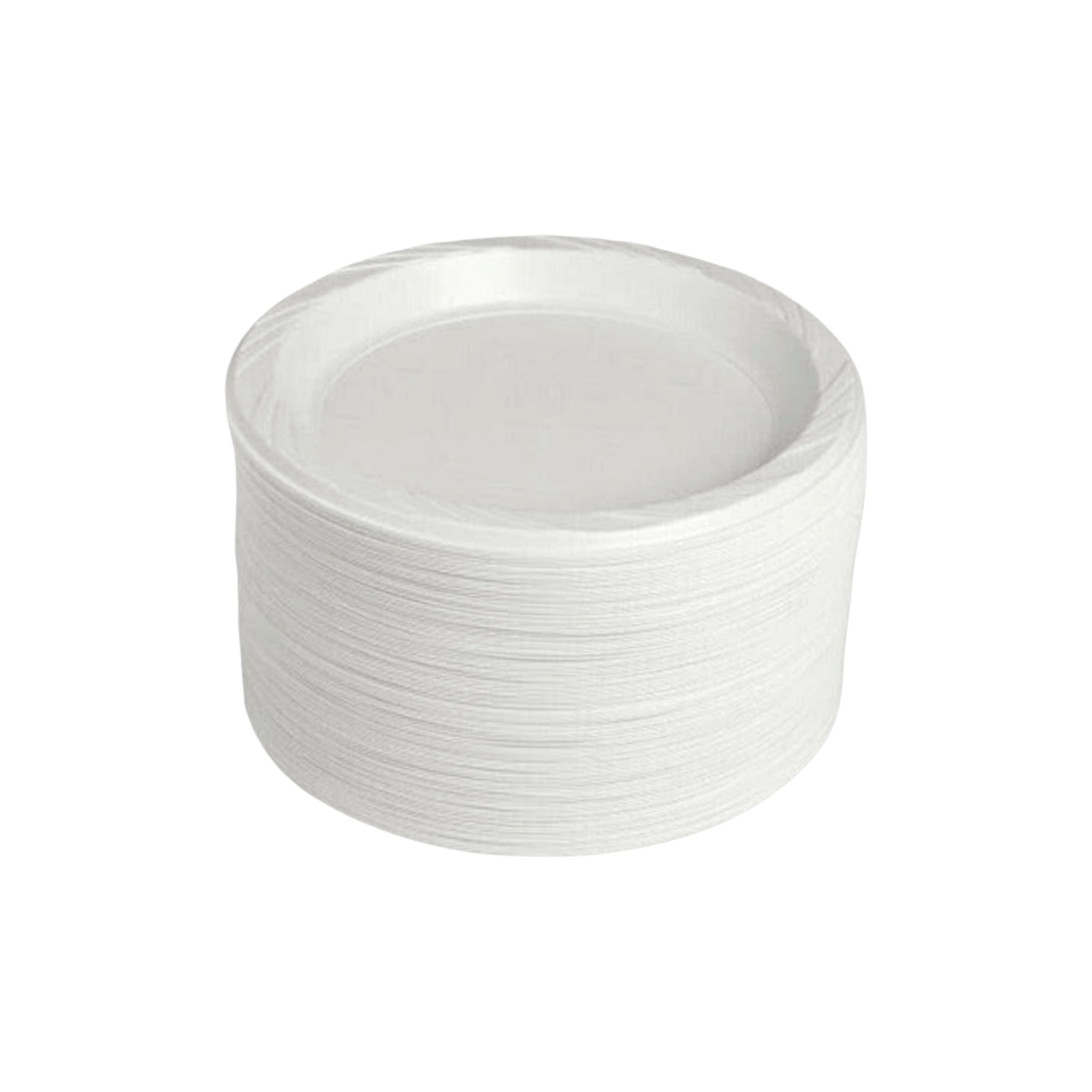 Disposable Sunshine Plastic Plates White 22cm 100pack