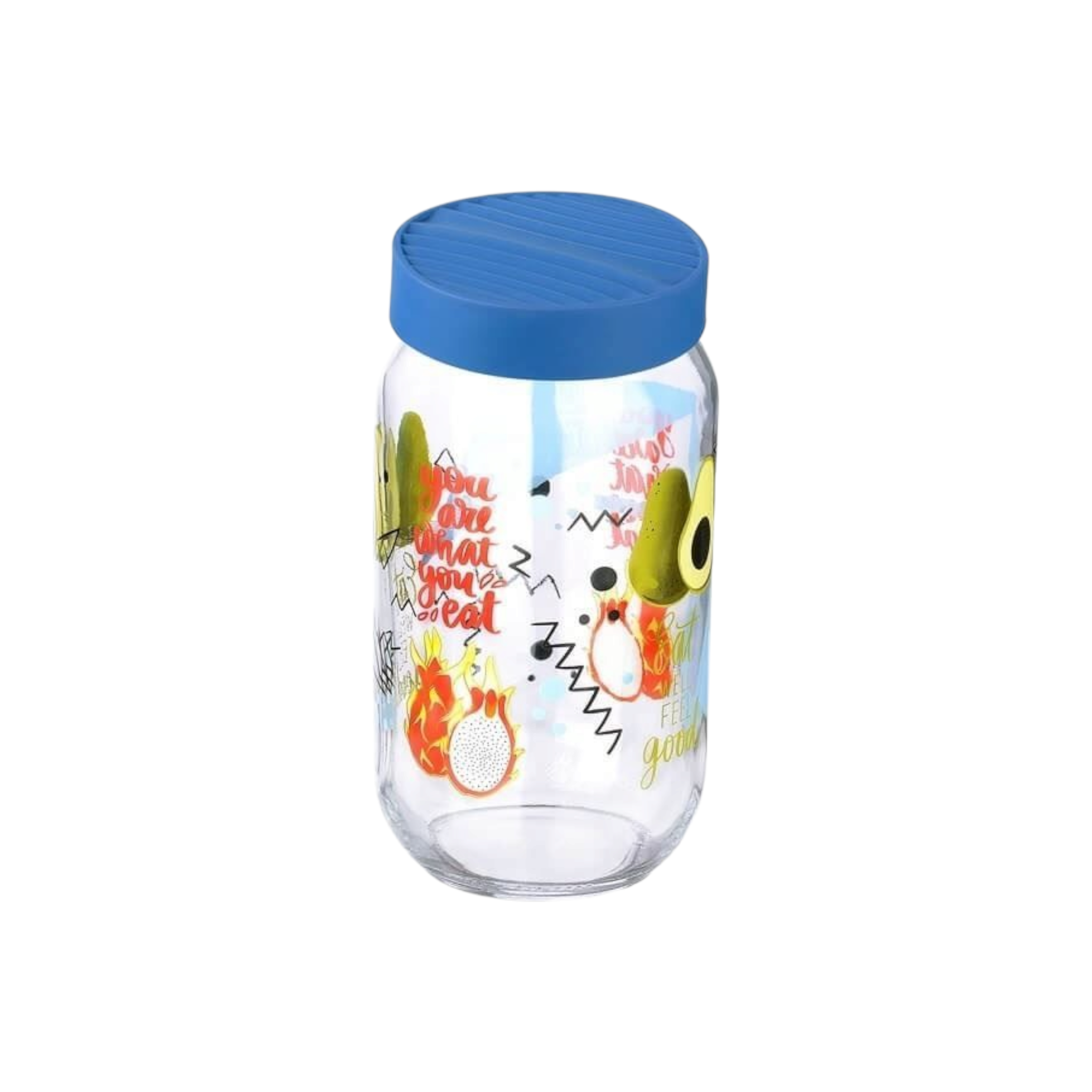 Titiz 1000ml Mood Glass Storage Jar Patterned KC-290