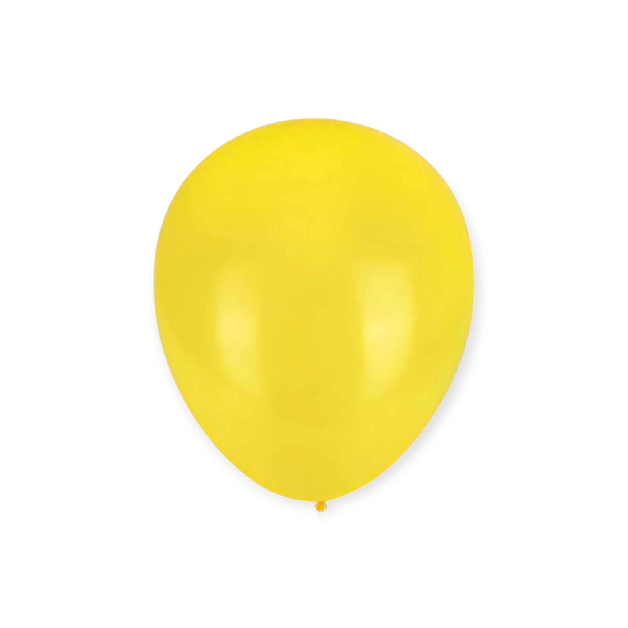 Helium Balloons Yellow 30cm 6pack
