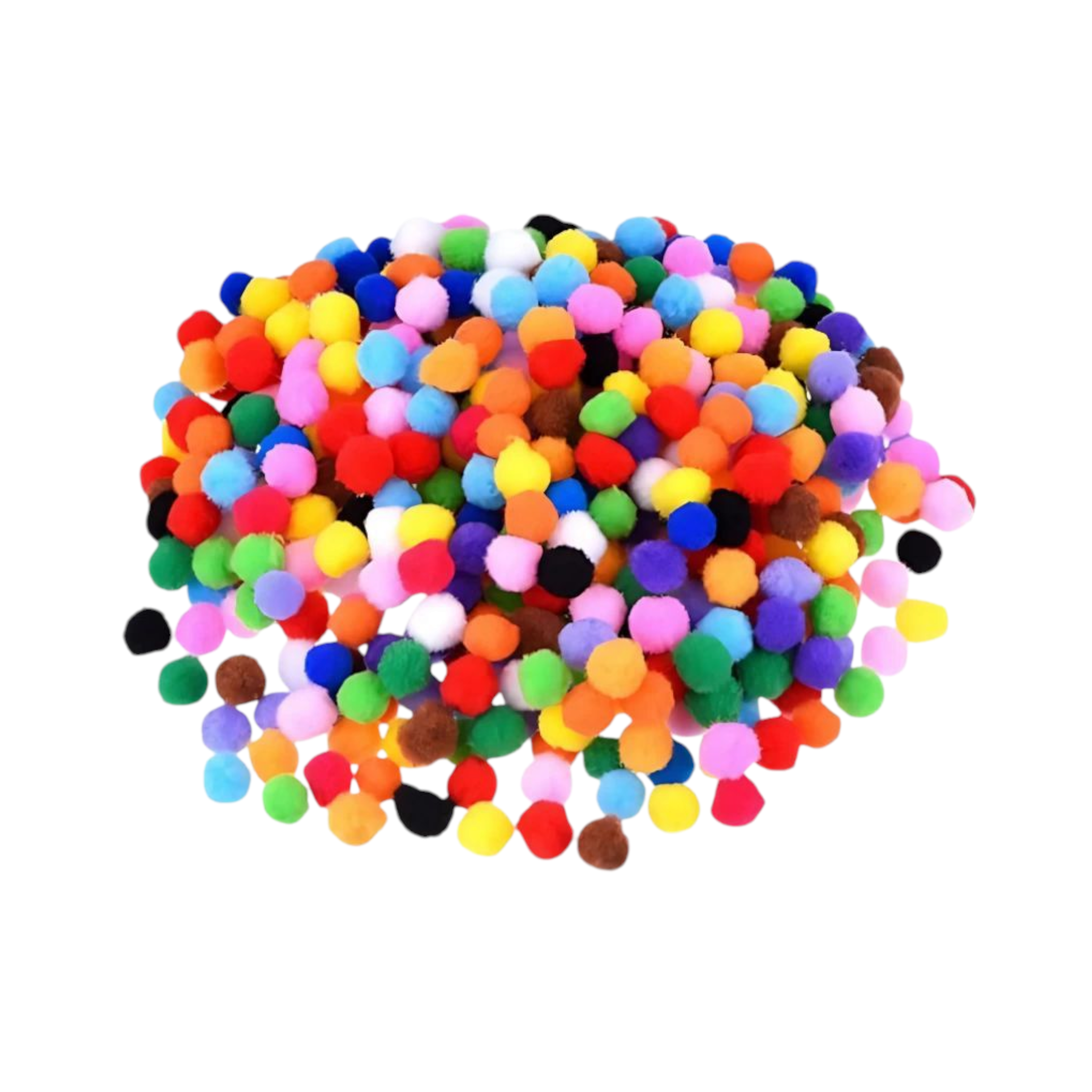 DIY Pom-Pom 1.5cm Solid Color 60pack