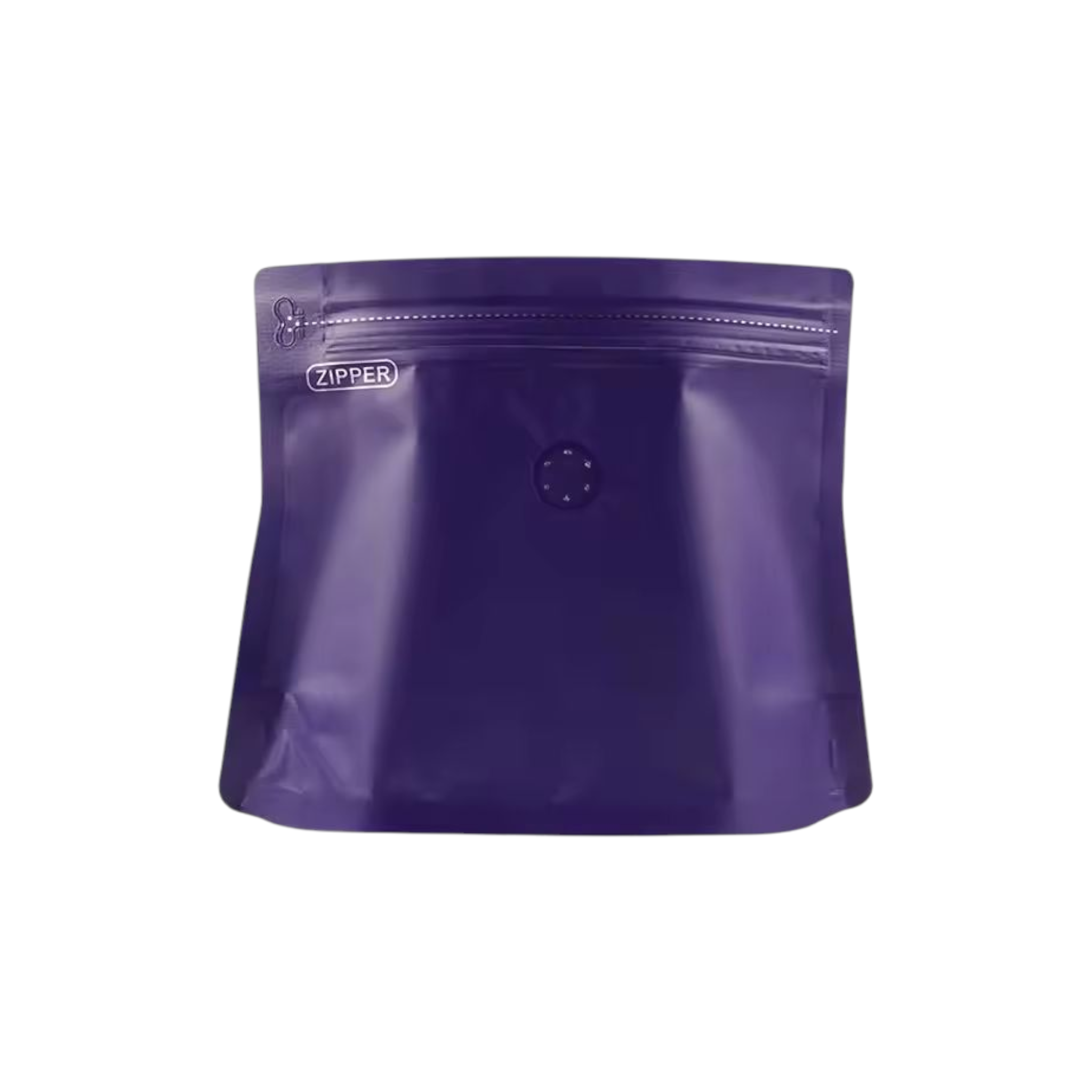 Aluminium Metalized Stand-up Damond Coffee Bean Pouch Bag - Vacuum Seal Pull-tab with Air Valve Resealable 10Pack