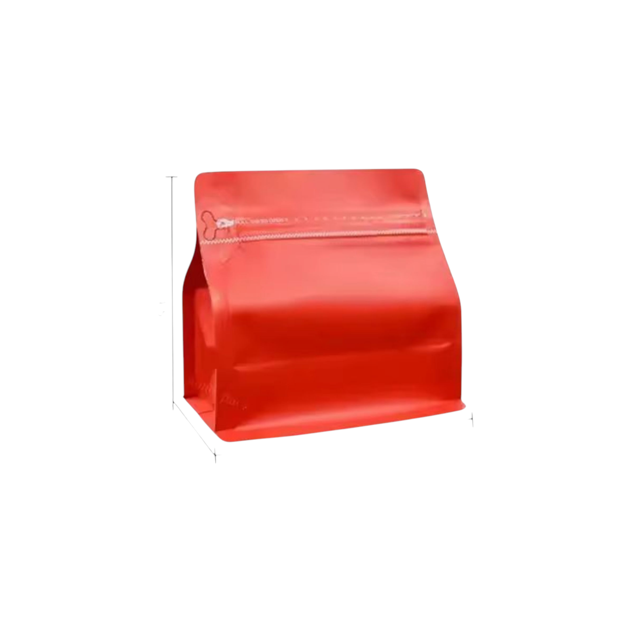 Aluminium Metalized Stand-up Coffee Bean Pouch Bag Bottom  Gusset Landscape - Vacuum Seal Pull-tab with Air Valve Resealable 10Pack