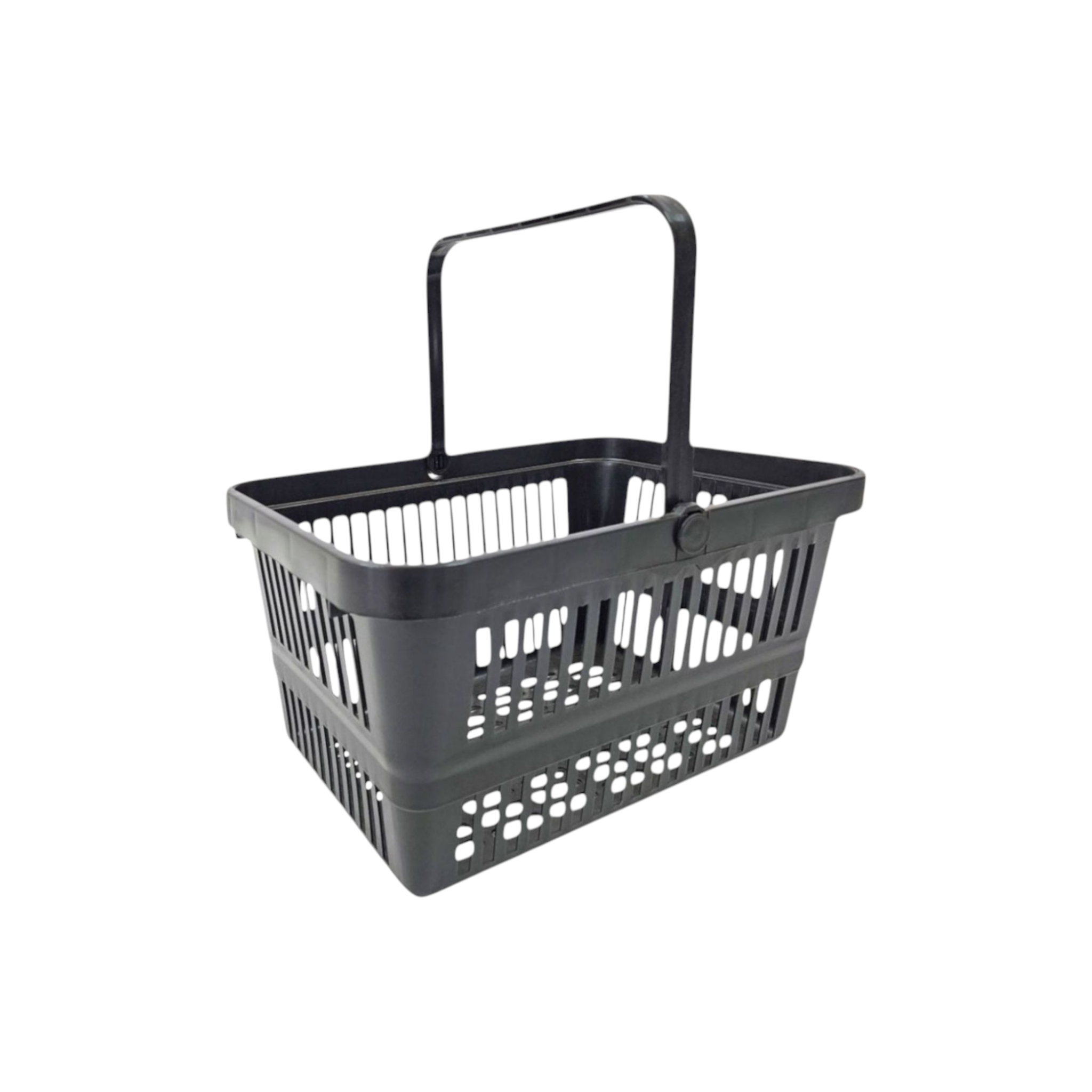 Shopping Basket Plastic Jumbo with Handle