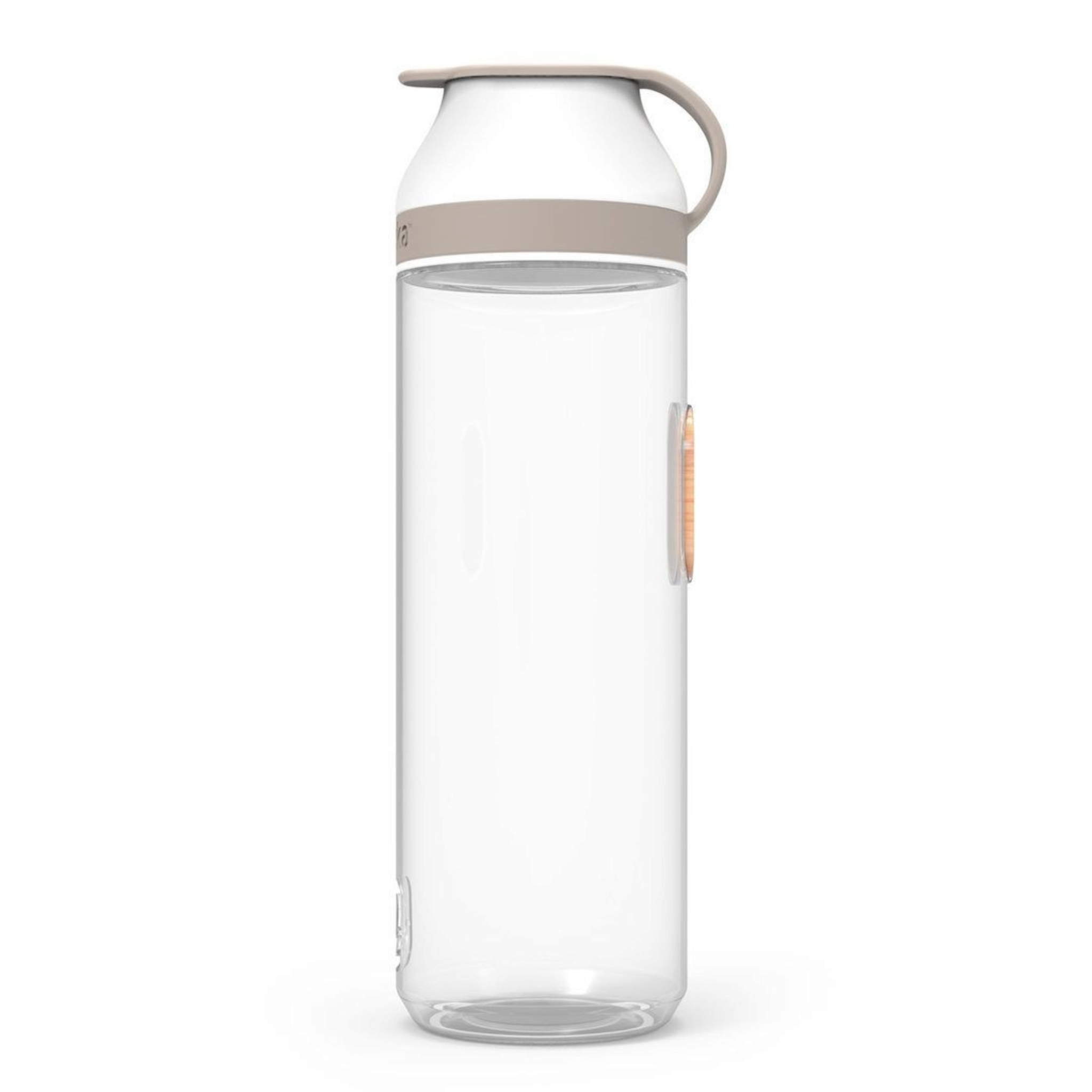670ml  Quokka Tritan Mineral Ash Drinking Bottle with Magnet Lid -  Cool Grey