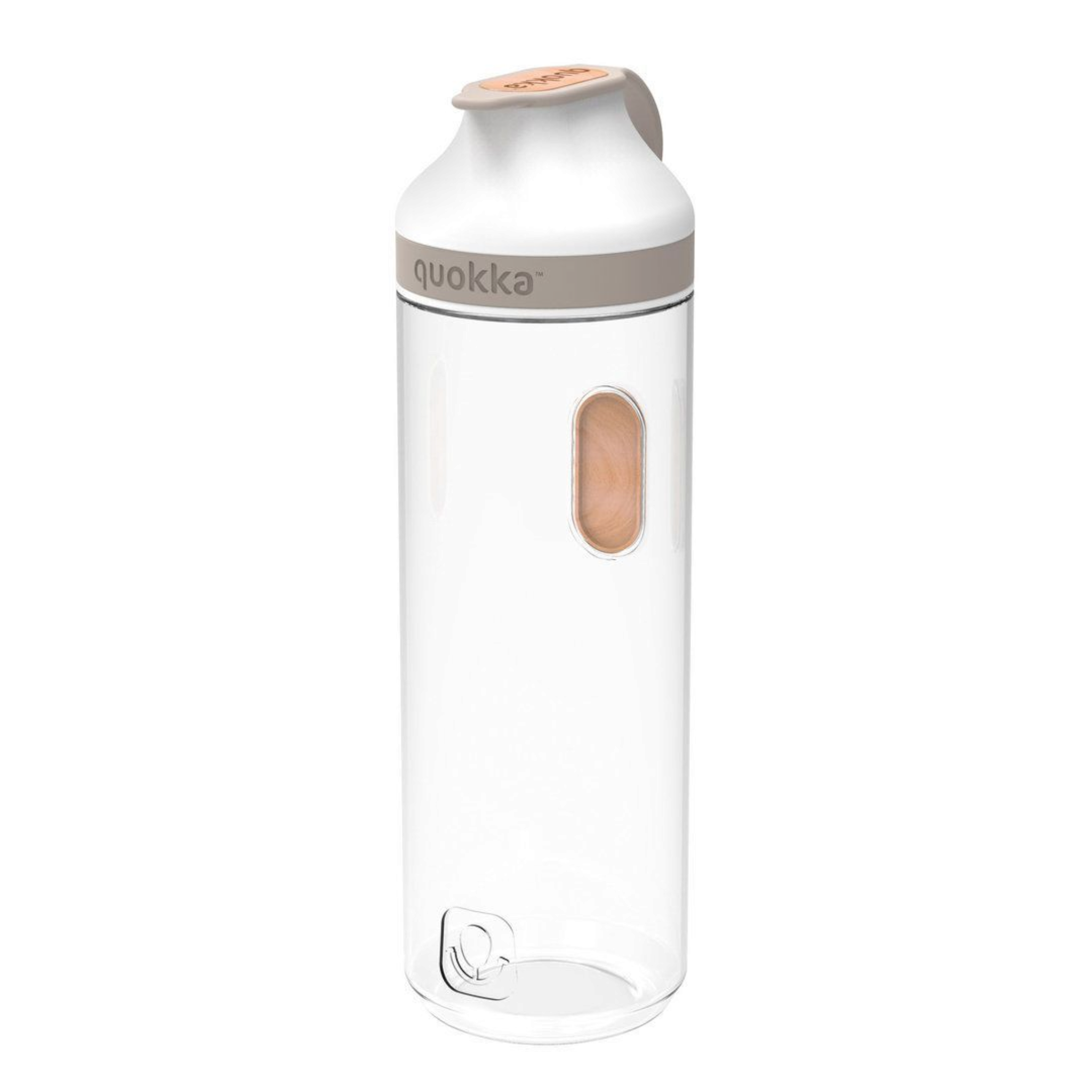 670ml  Quokka Tritan Mineral Ash Drinking Bottle with Magnet Lid -  Cool Grey