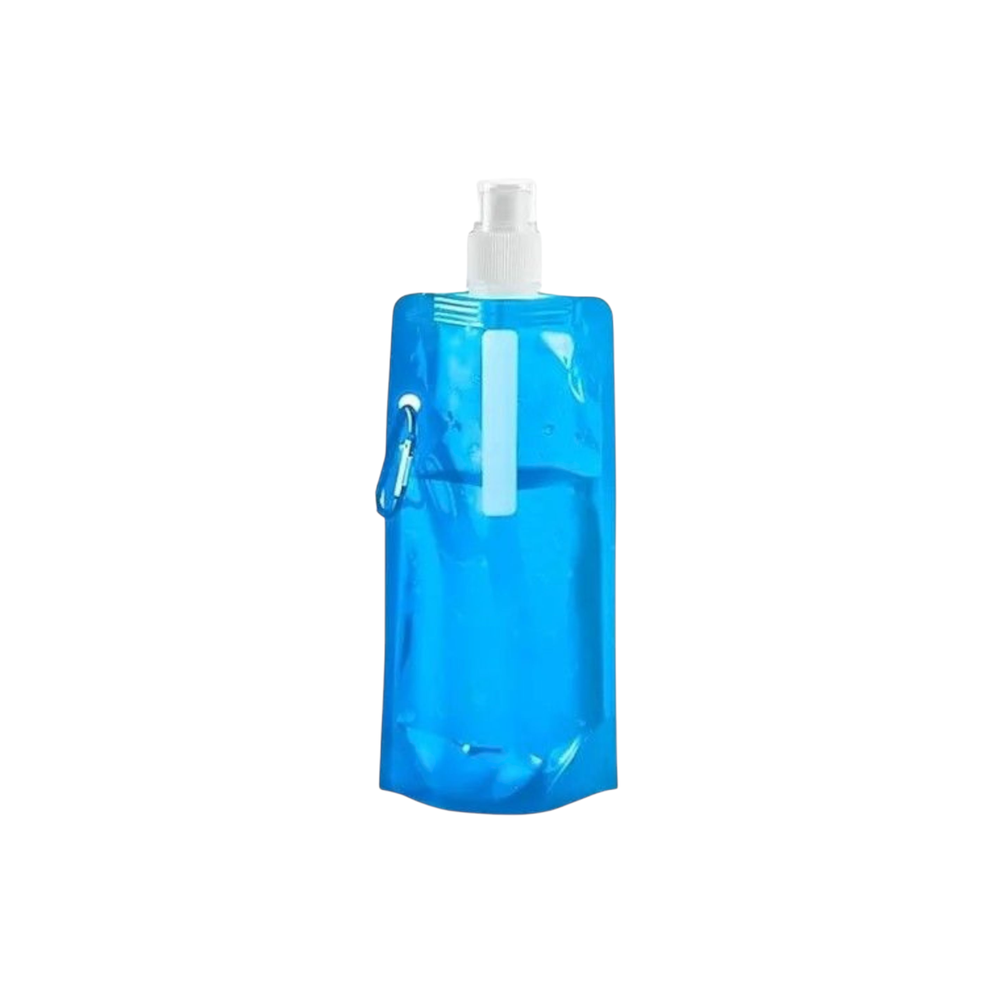 500ml Foldable Drinking Travel Pouch Bag with Pushup Spout & Hanging Clip