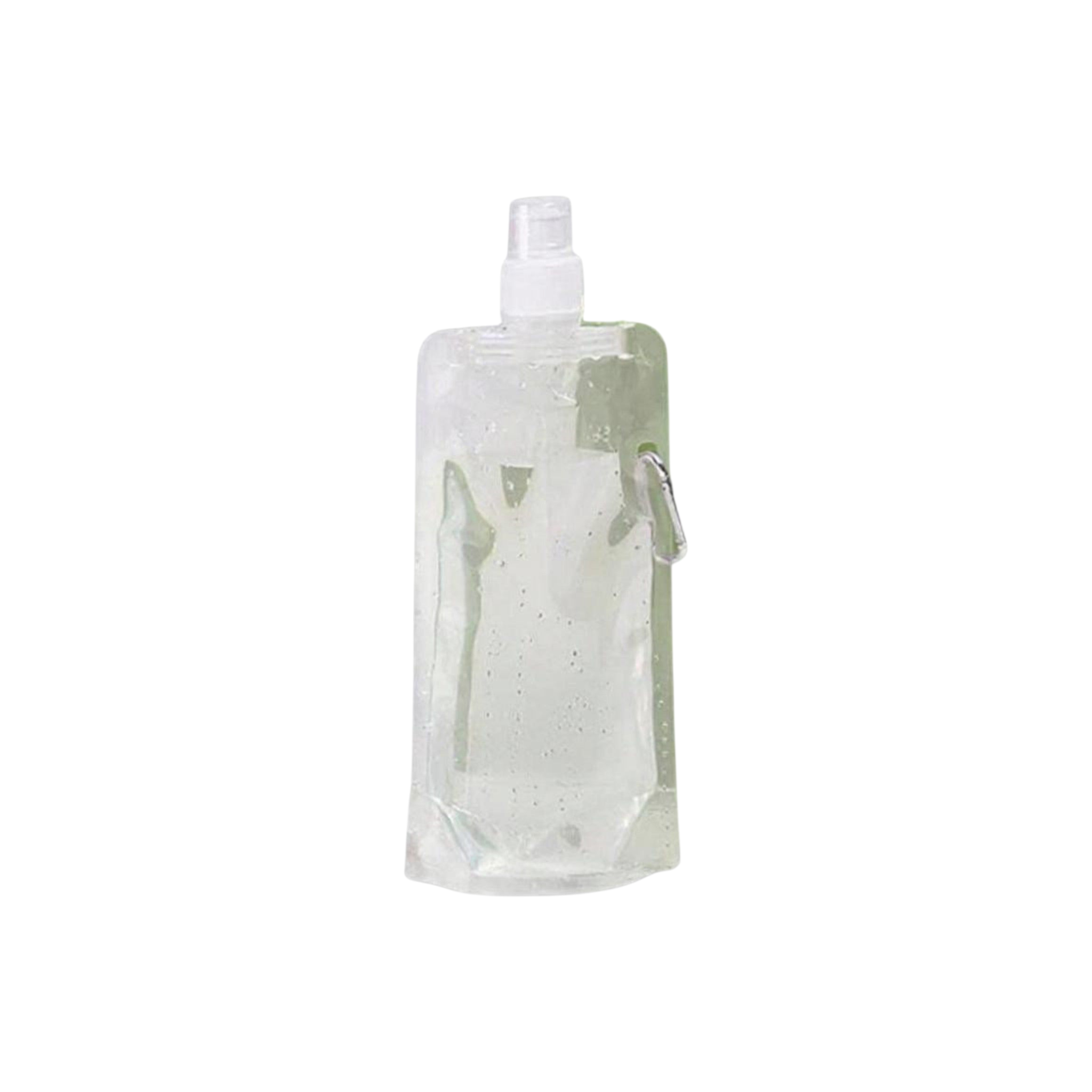 500ml Travel Drinking Pouch Bag Foldable with Pushup Spout & Hanging Clip