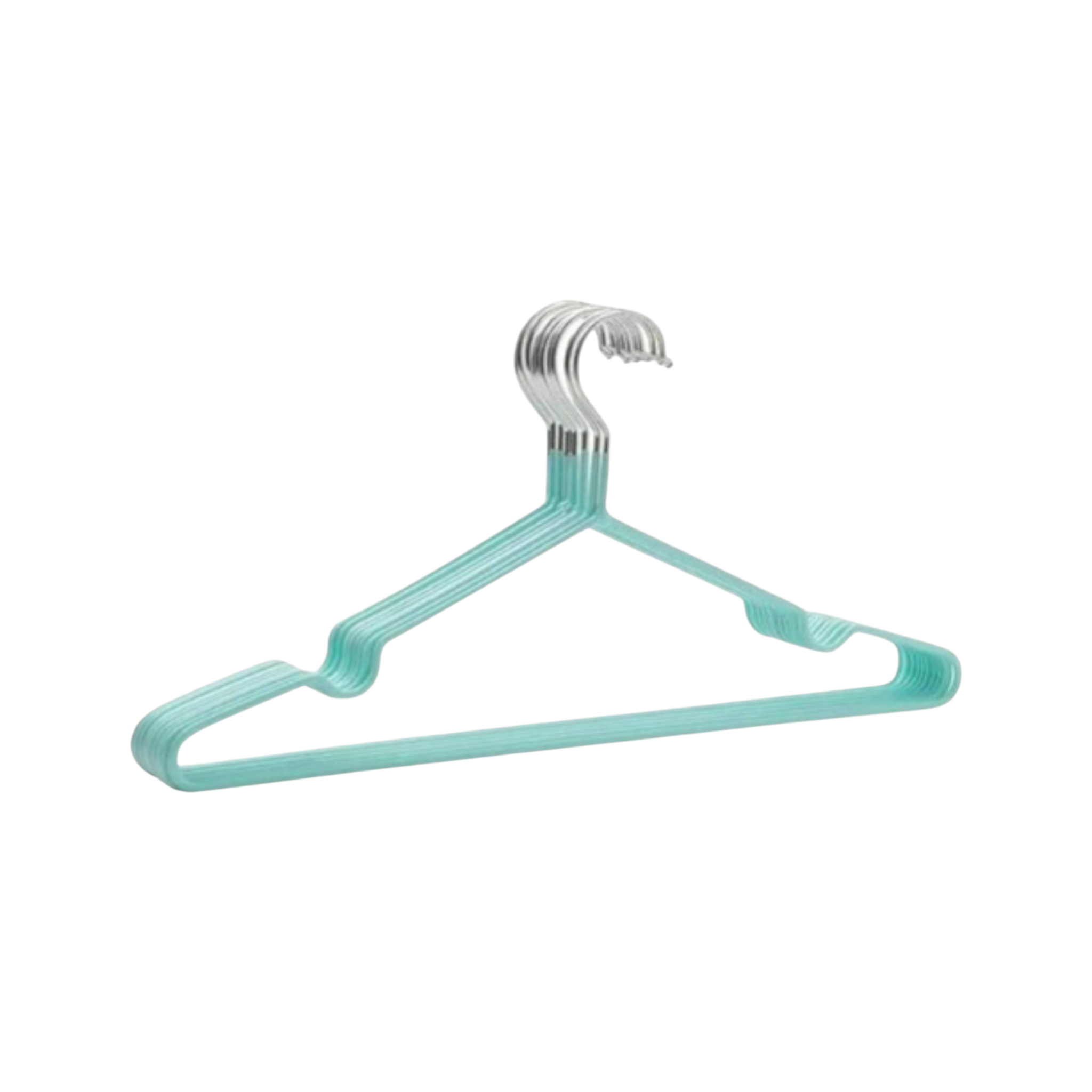 Clothes Hangers Steel 40cm Plastic Coated Heavy Duty 10pack