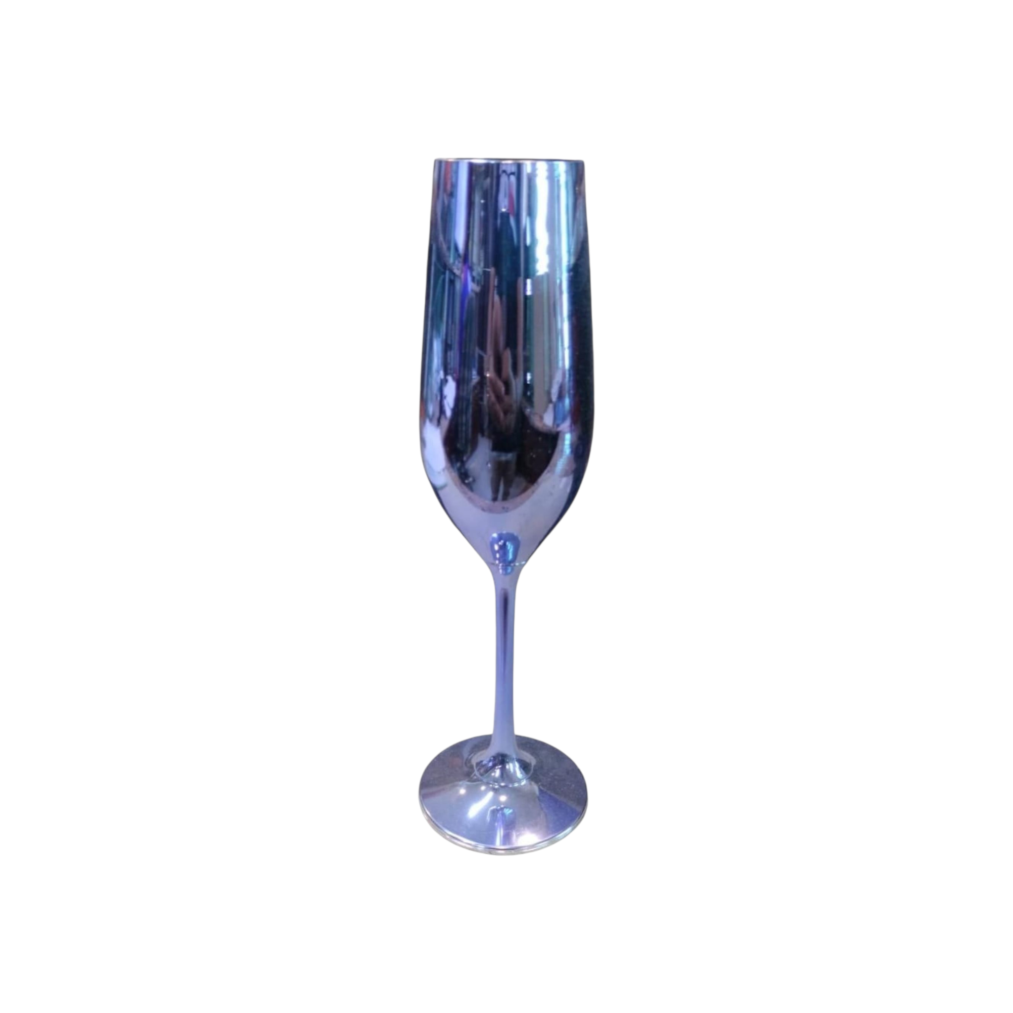 Glass Coloured Flute Tumbler Champagne 24x4.5cm XGL2576