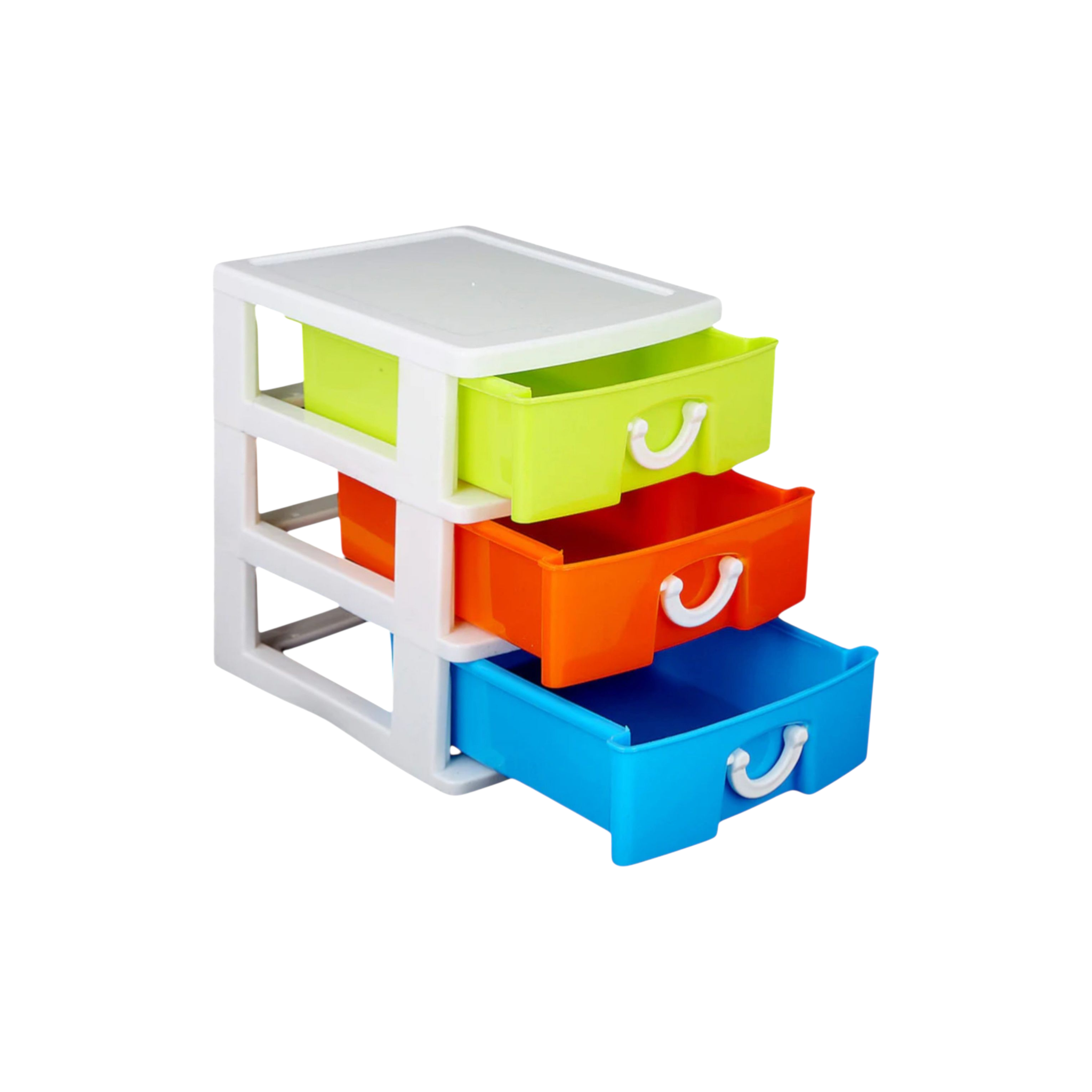 3-Drawer Mini Storage Box Pastel Color 15x22cm