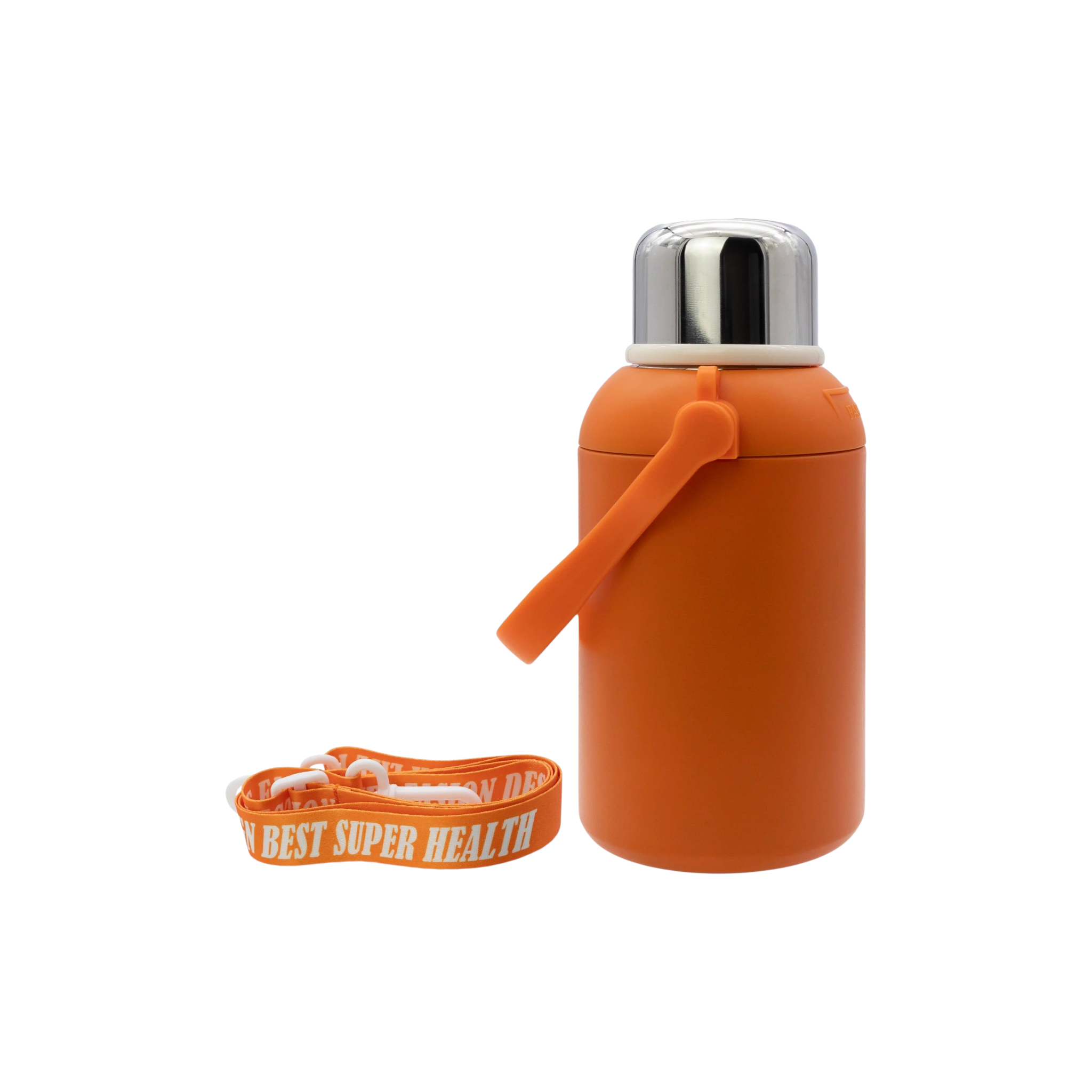 Regent Orange Sports Vacuum Flask Stainless Steel 1.3L