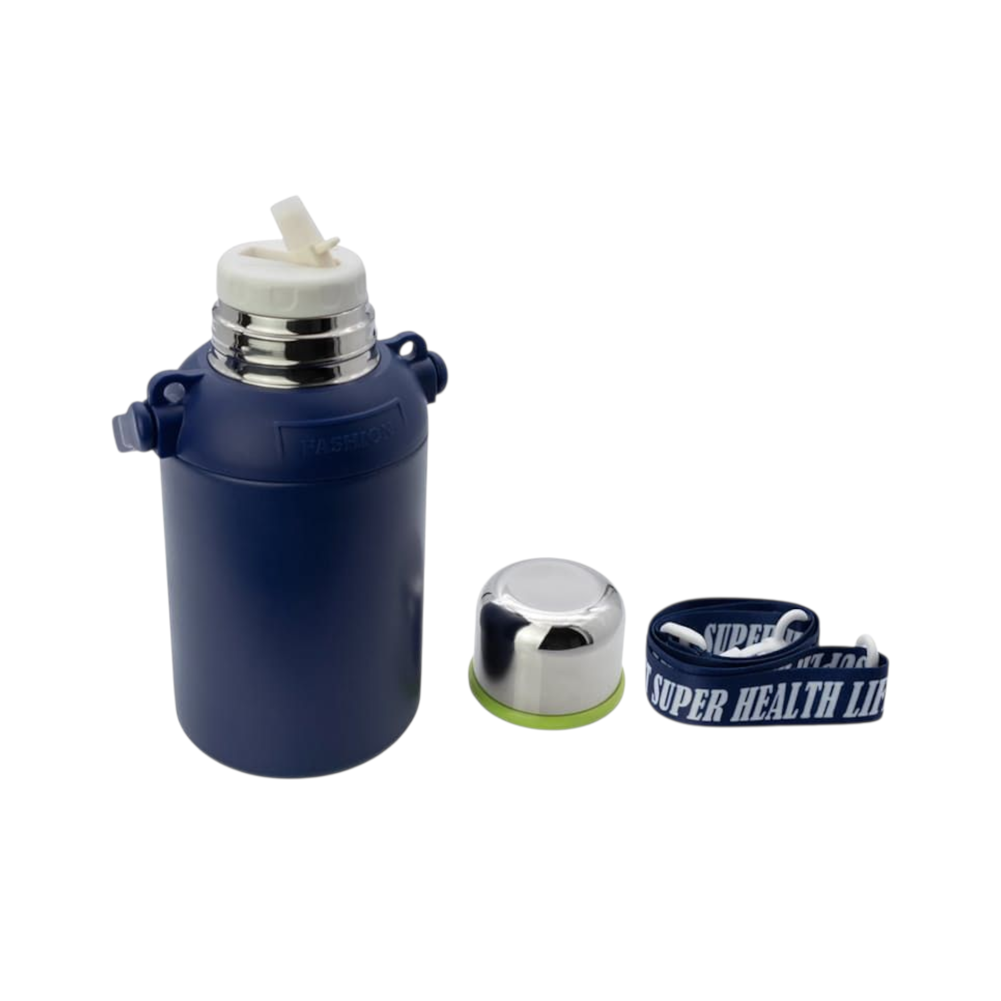 Regent Royal Blue Sports Vacuum Flask Stainless Steel 1.3L