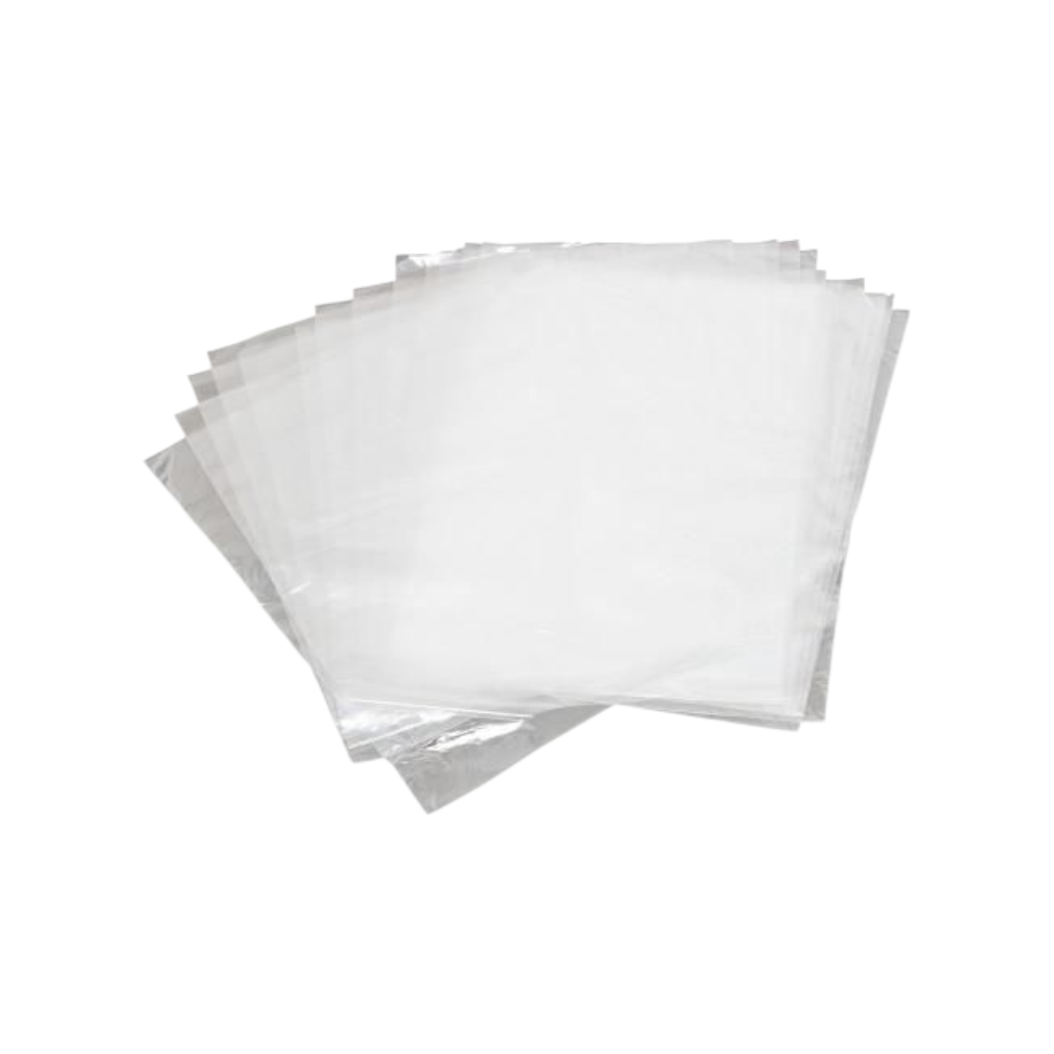 Refuse Bags Clear LDPE 95x105cm 50microns 20pack