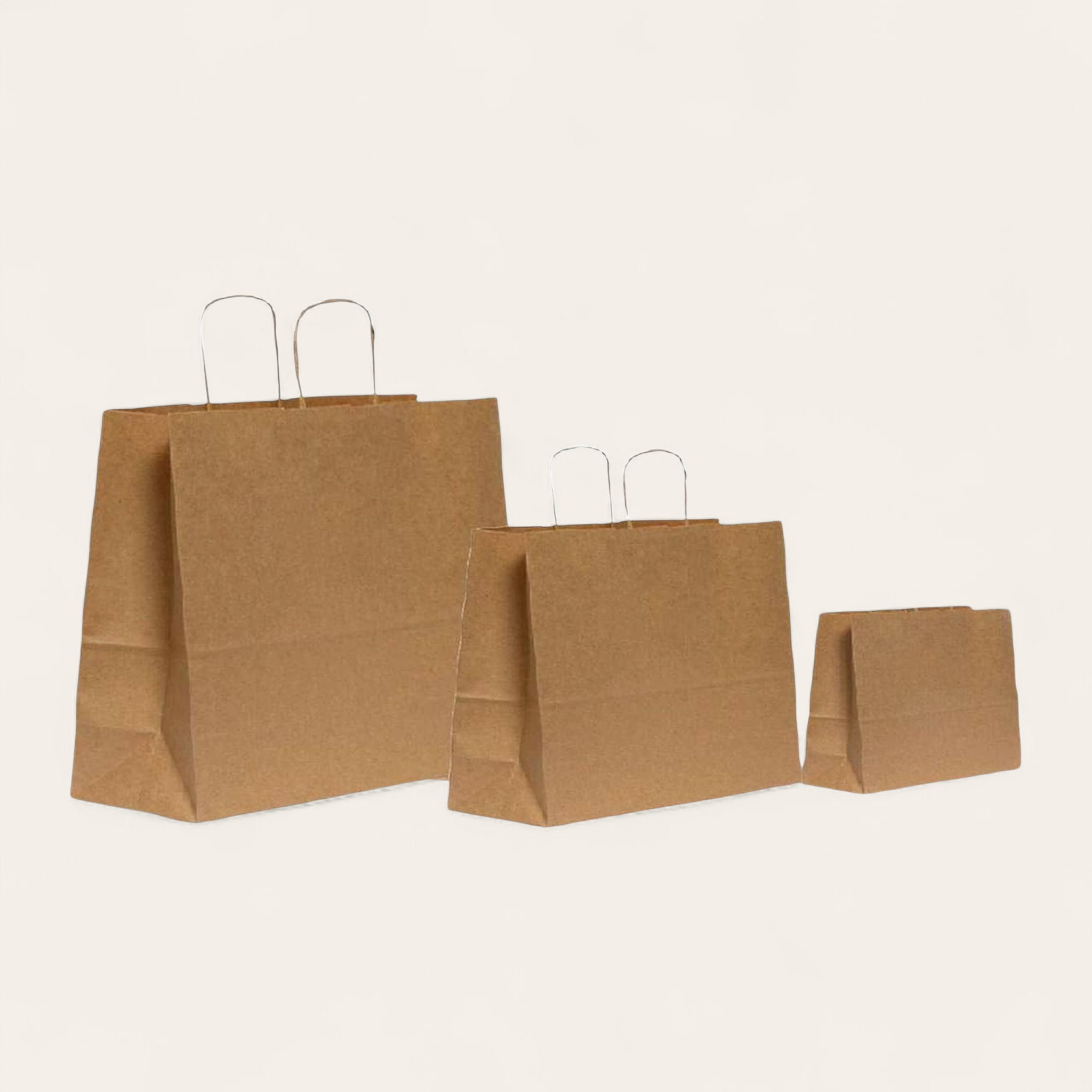 Kraft Paper Gift Shopper Bag 130gsm Landscape