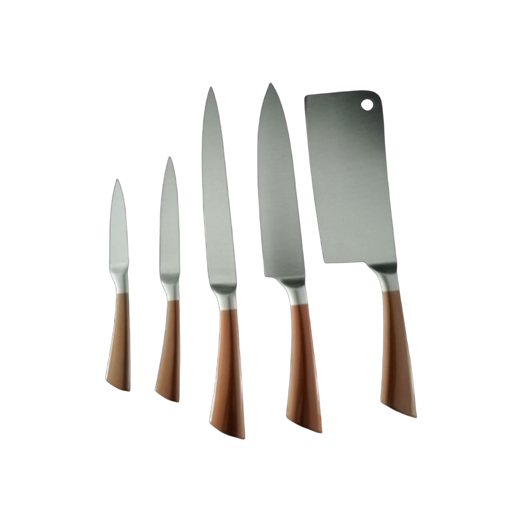 Knife Set 9pc with Acrylic Block Holder Stand CT598