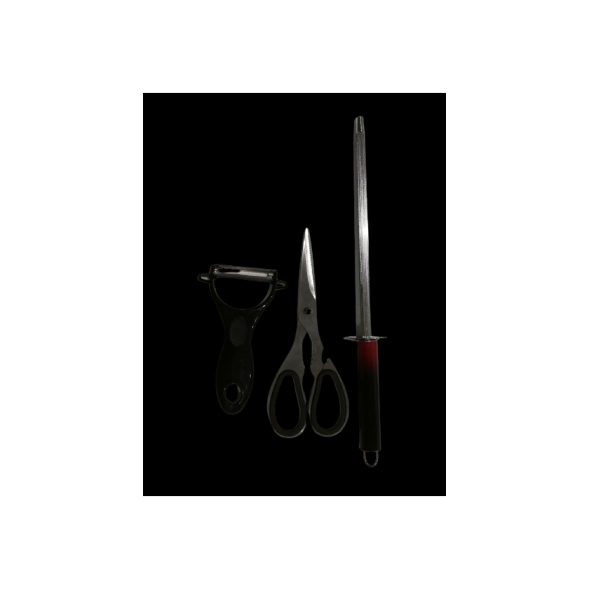 Knife Set 9pc with Acrylic Block Holder Stand CT598