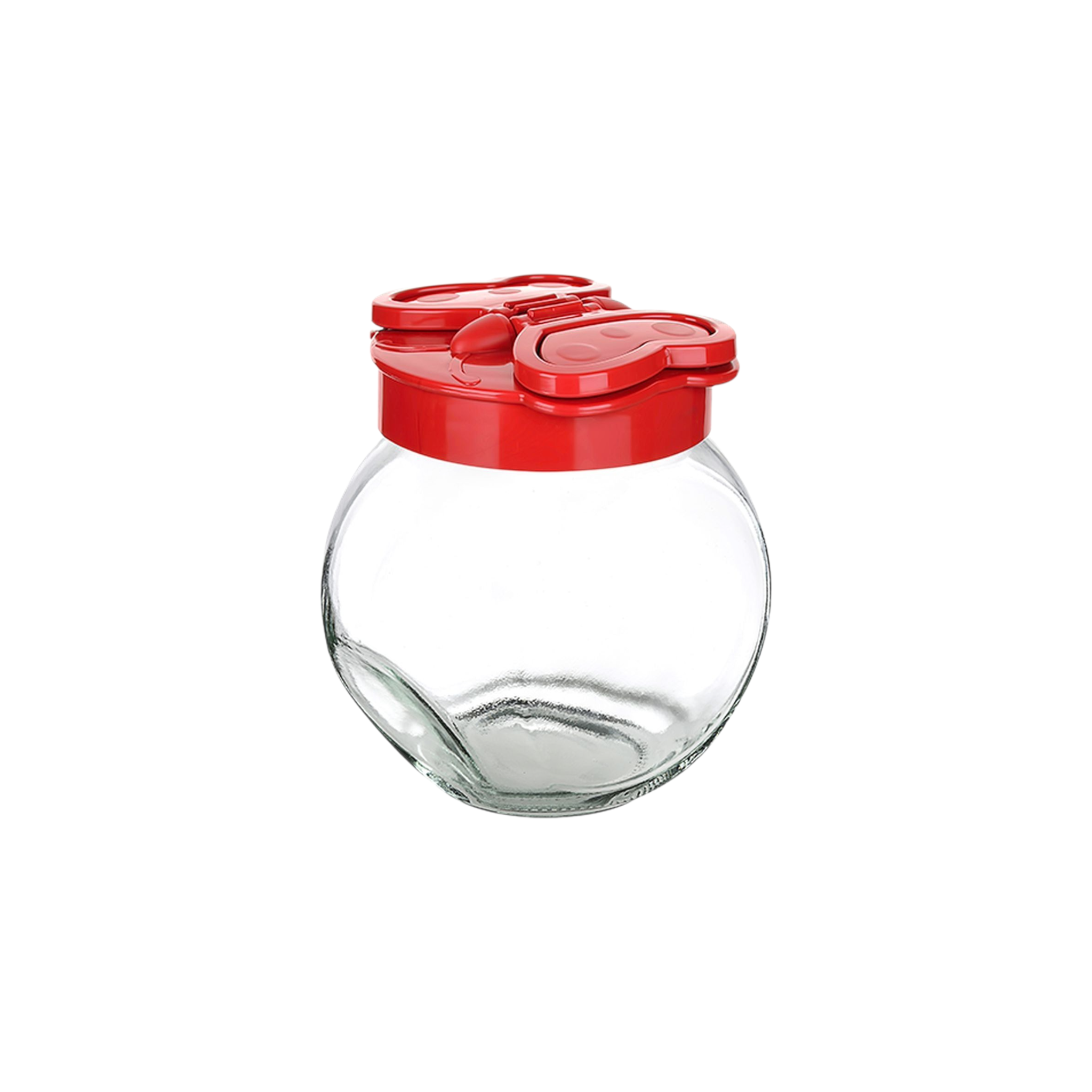 Titiz Storage Jar 750ml Round with Butterfly Flap Lid KC222