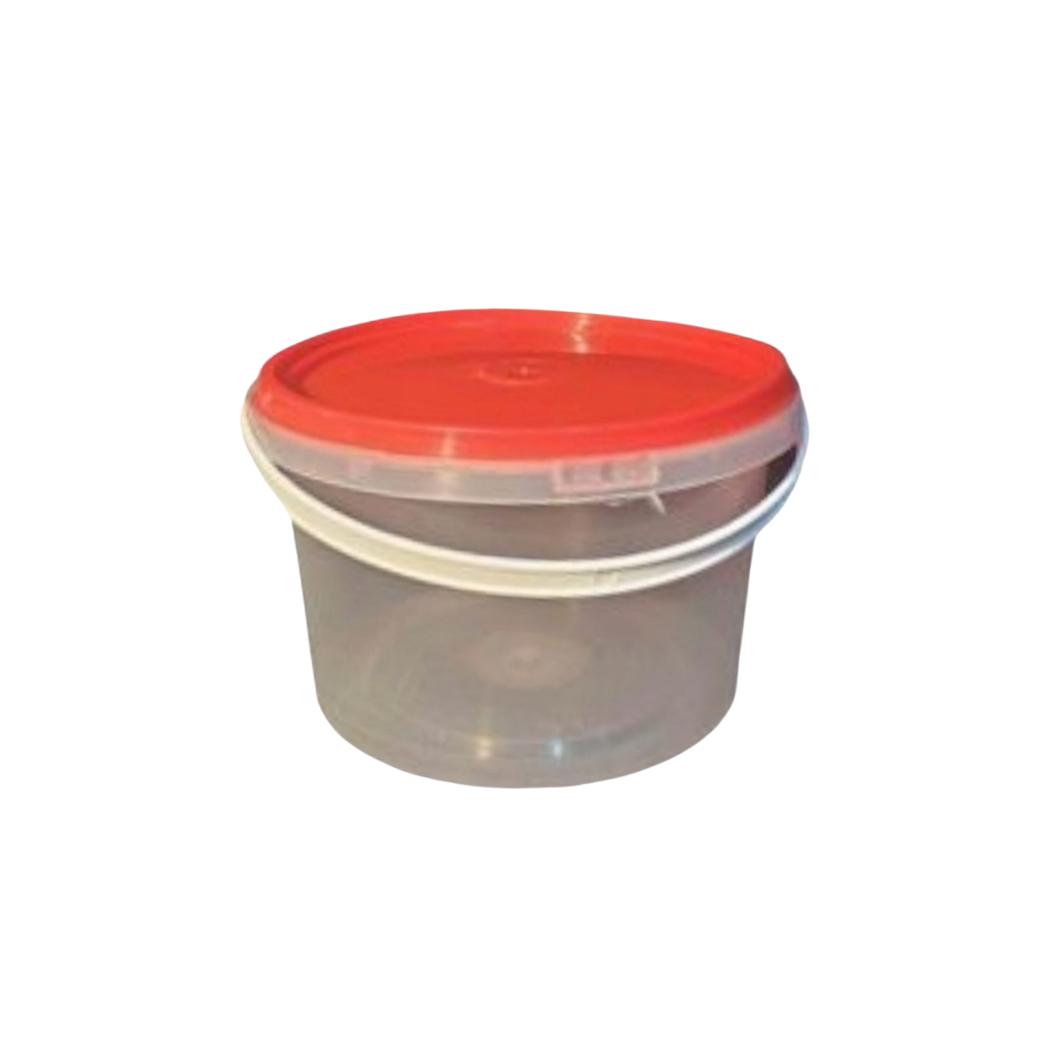 4L Bucket Tamper Proof with Lid - Atchar Container Transparent