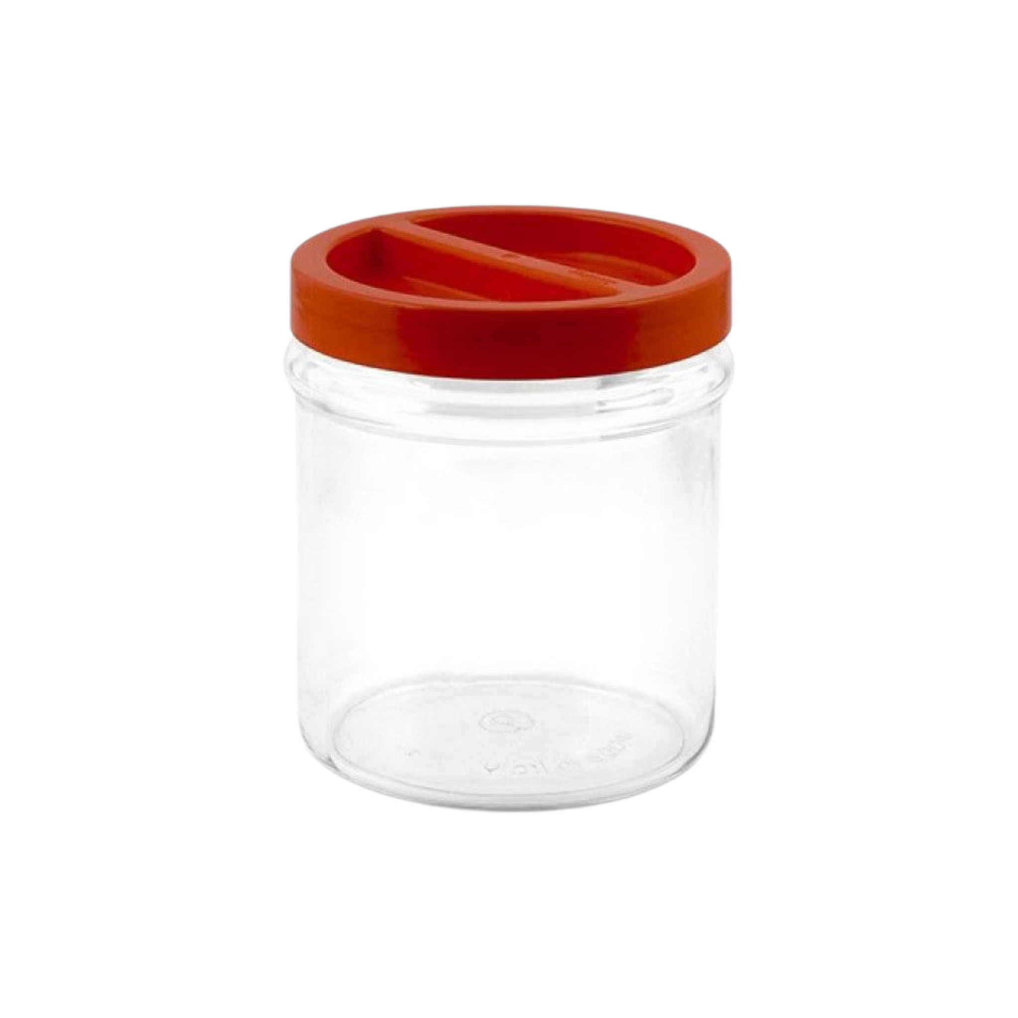 Glass Storage Jar 2.5L with Red Lid
