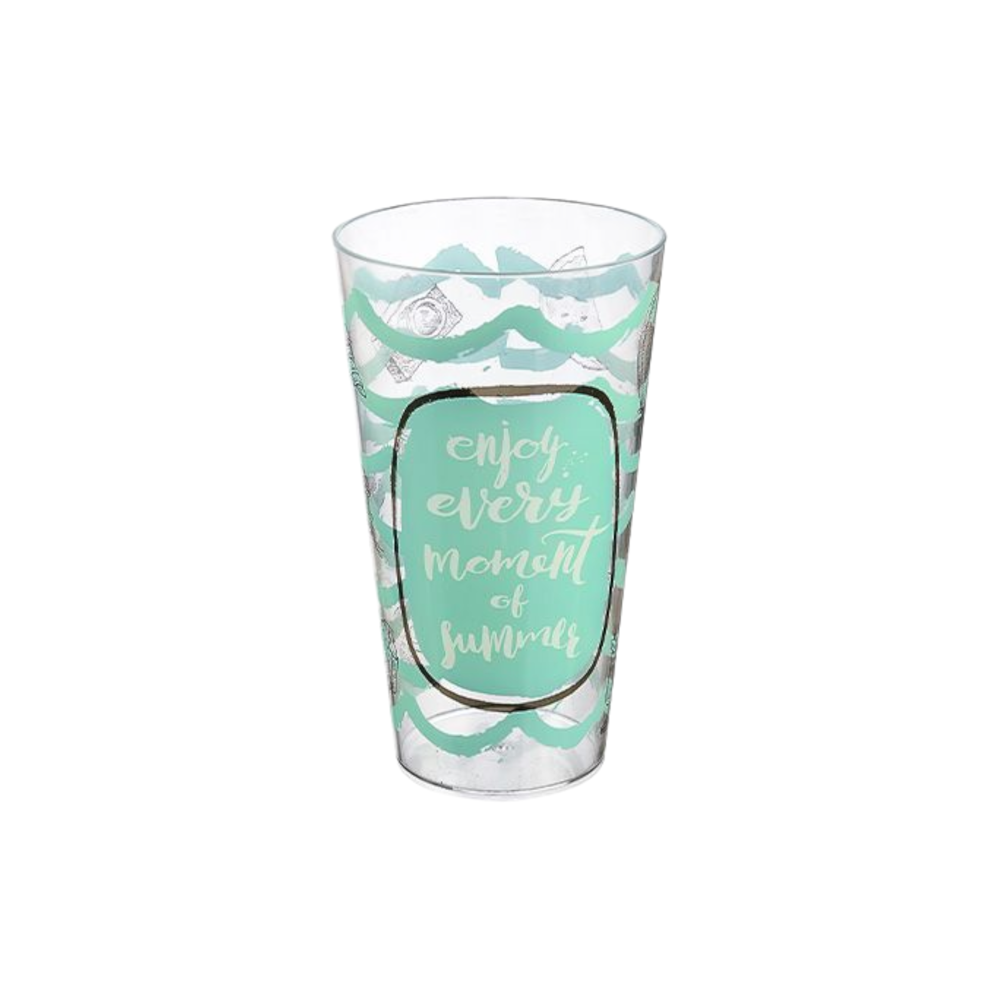 Tuffex Plastic Fresh Cup 600ml Drinking Tumbler Patterned
