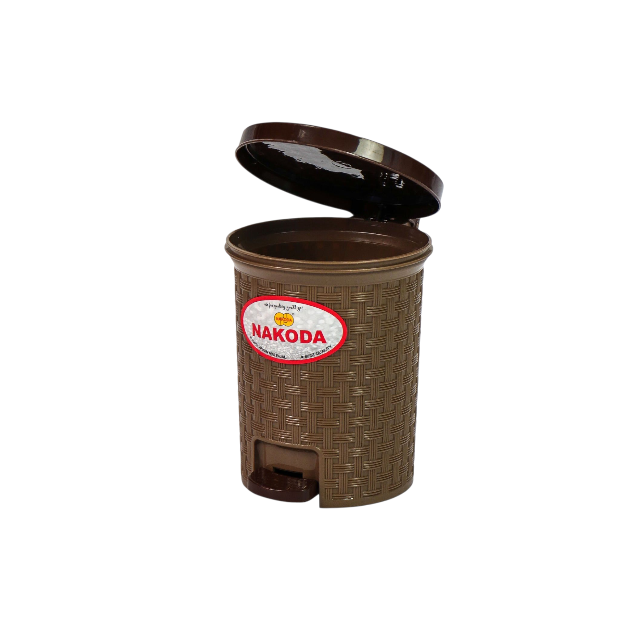 Nakoda Mini Waste Pedal Dustbin 900ml Hazel Nu Ware