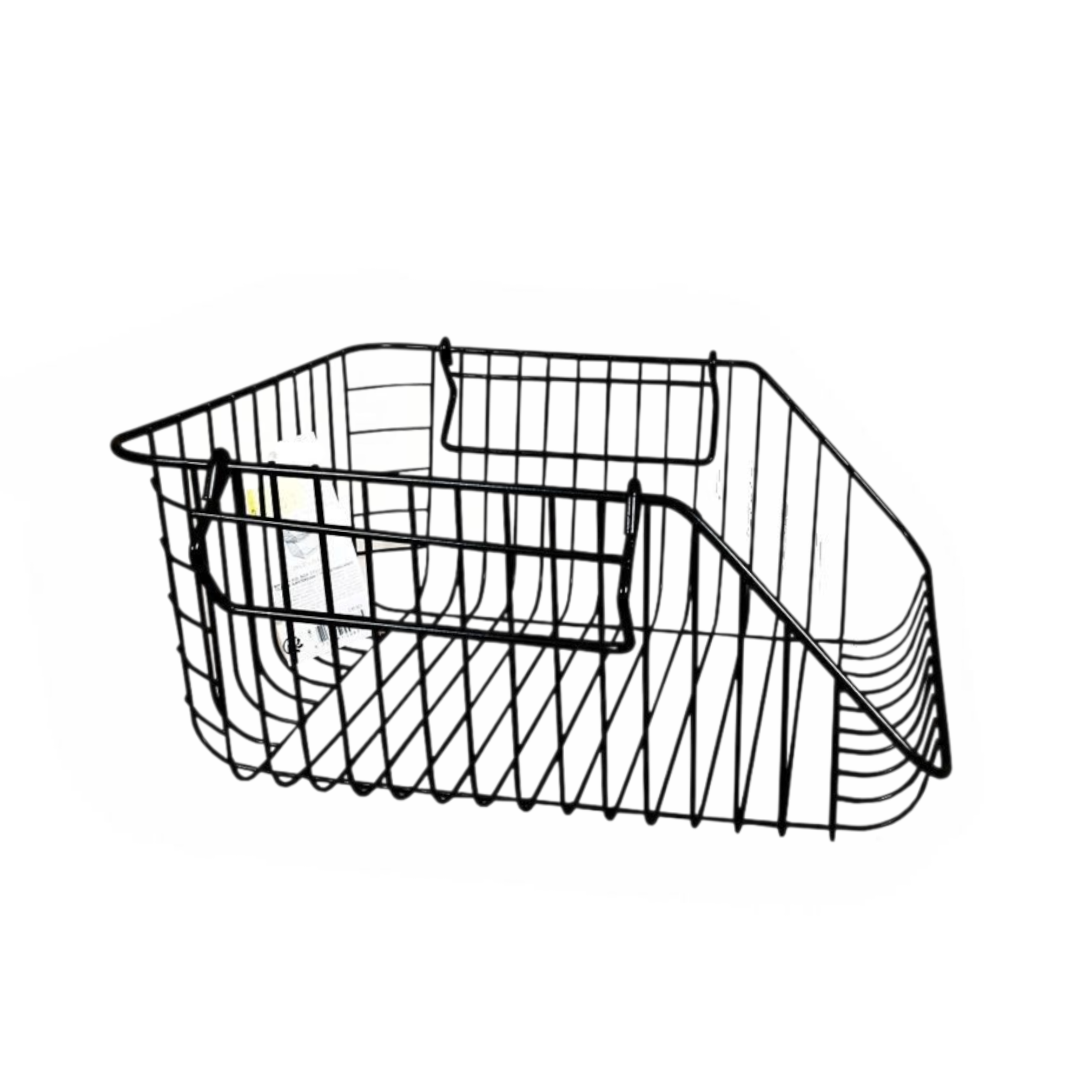 Food Storage Metal Basket Black Stackable 30x27x14cm 21857