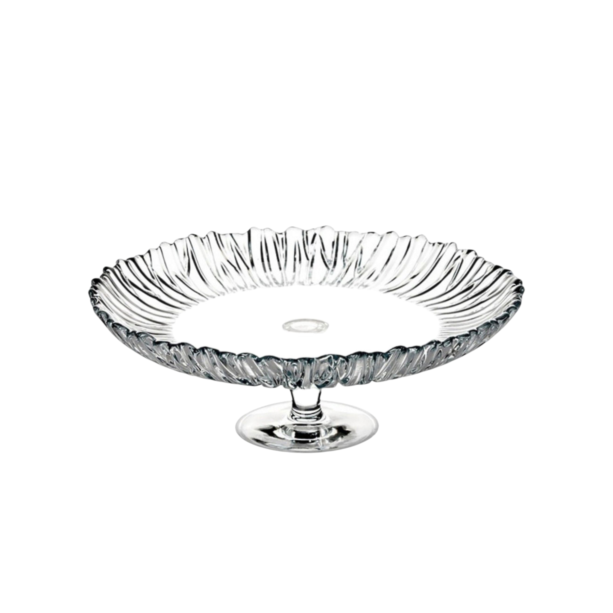Pasabahce Aurora Footed Serving Plate 205mm Cake Platter