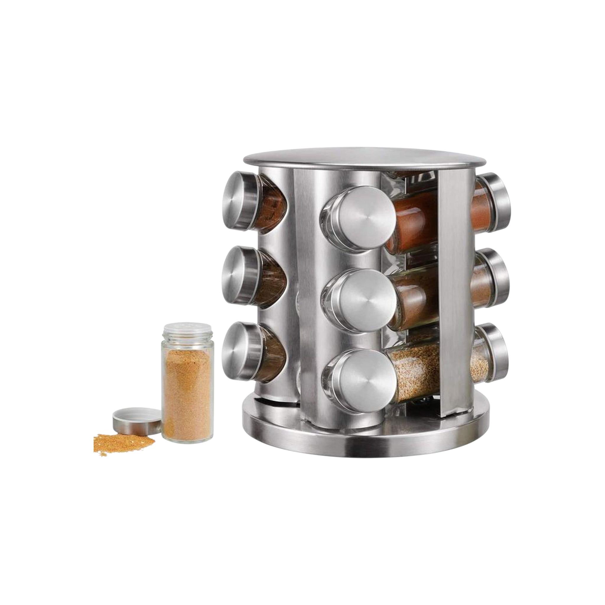 Spice Rack Rotating 12pc Set Small