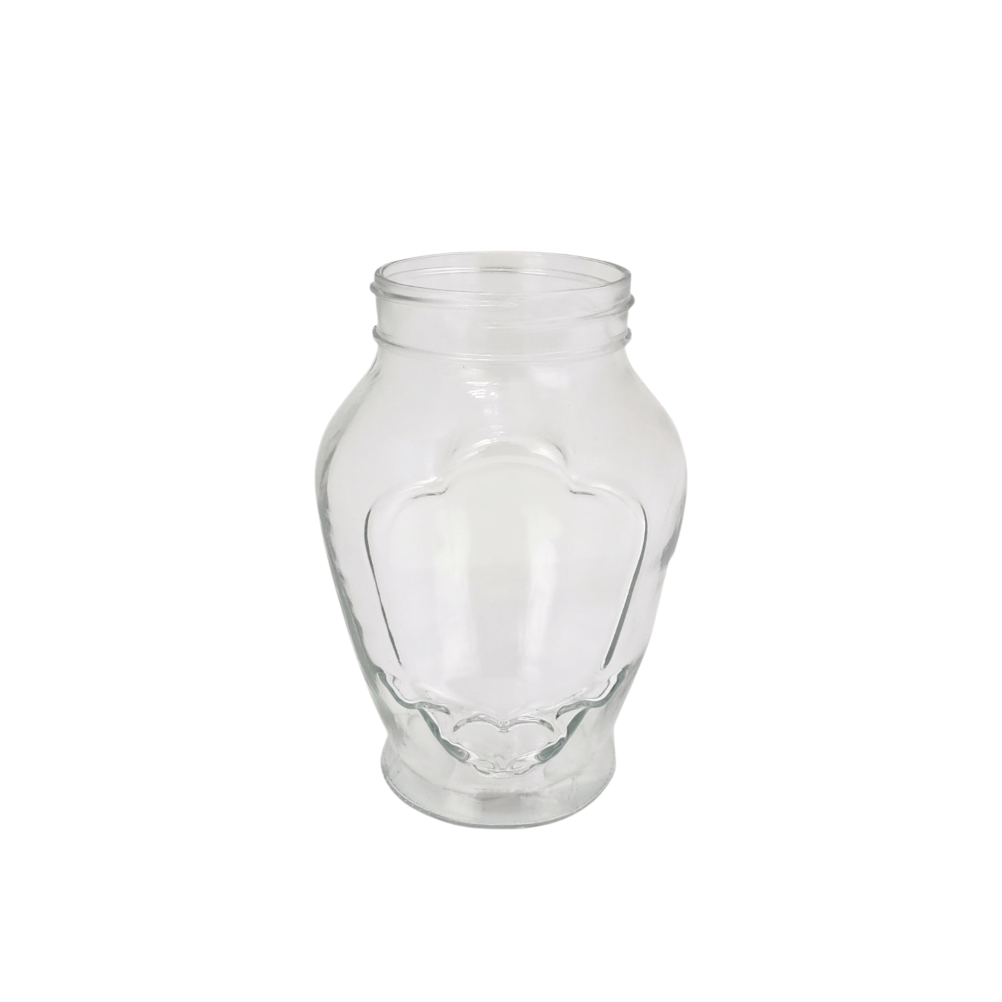 LAV Glass Storage Canister Jar 1L with Gold Lid SGN1361