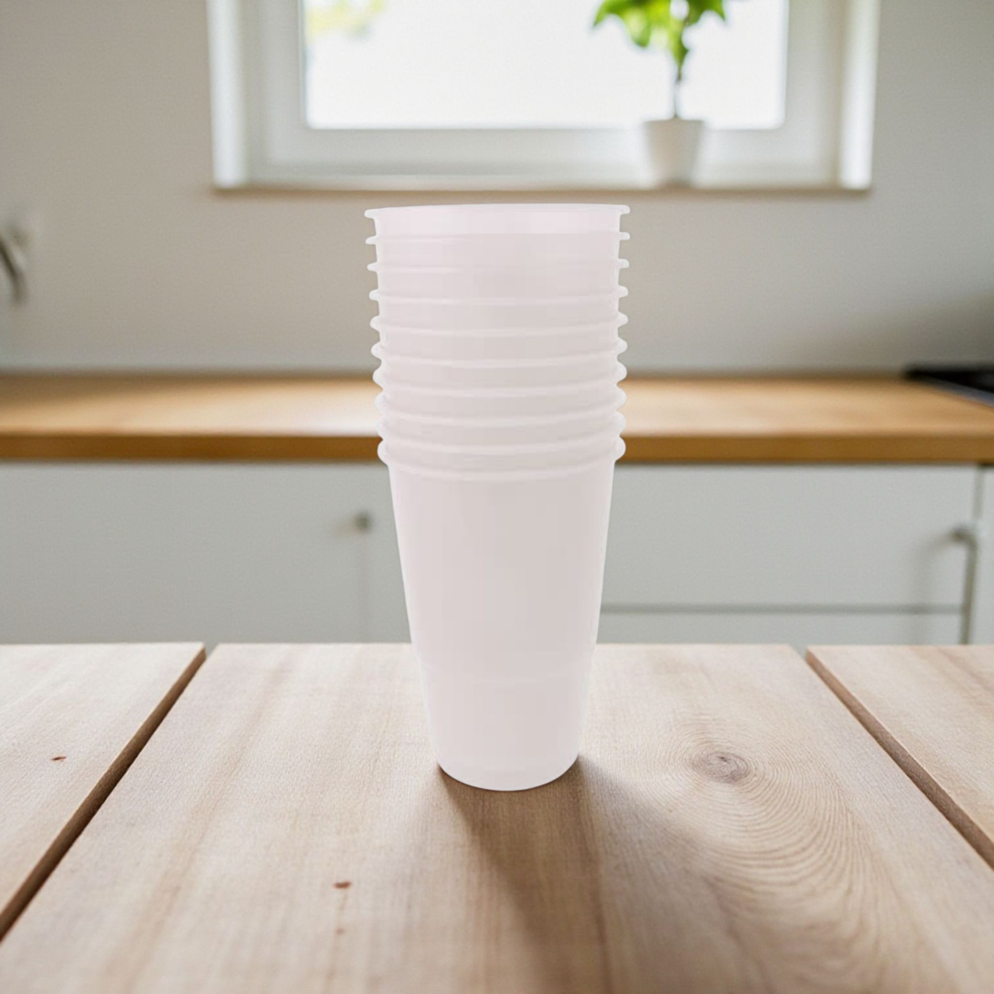350ml Lucci Plastic Cup Clear 10pack