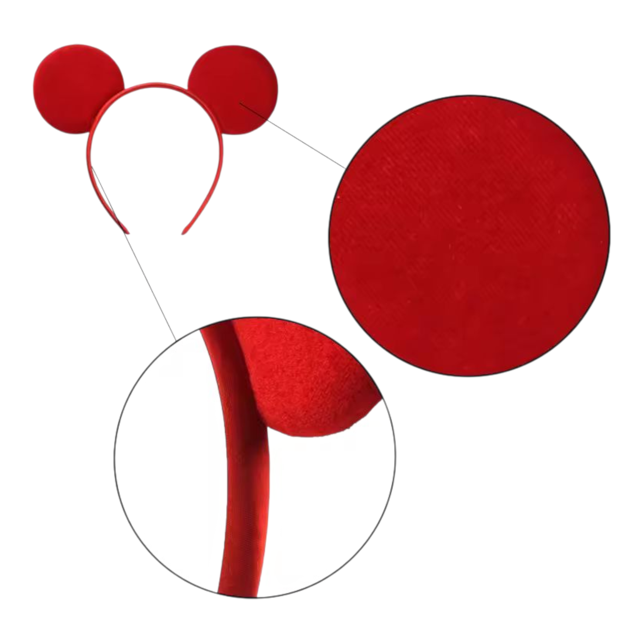 Disney Minnie Mouse Ears Headband 3.3inch 1pc