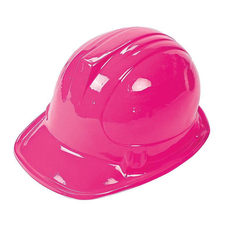 Construction Party Hat Soft PET Plastic 20x24x14cm