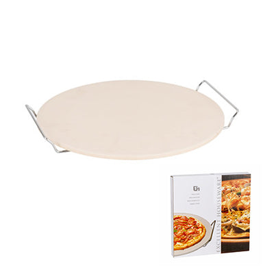 EH Pizza Baking Stone With Holder 12464