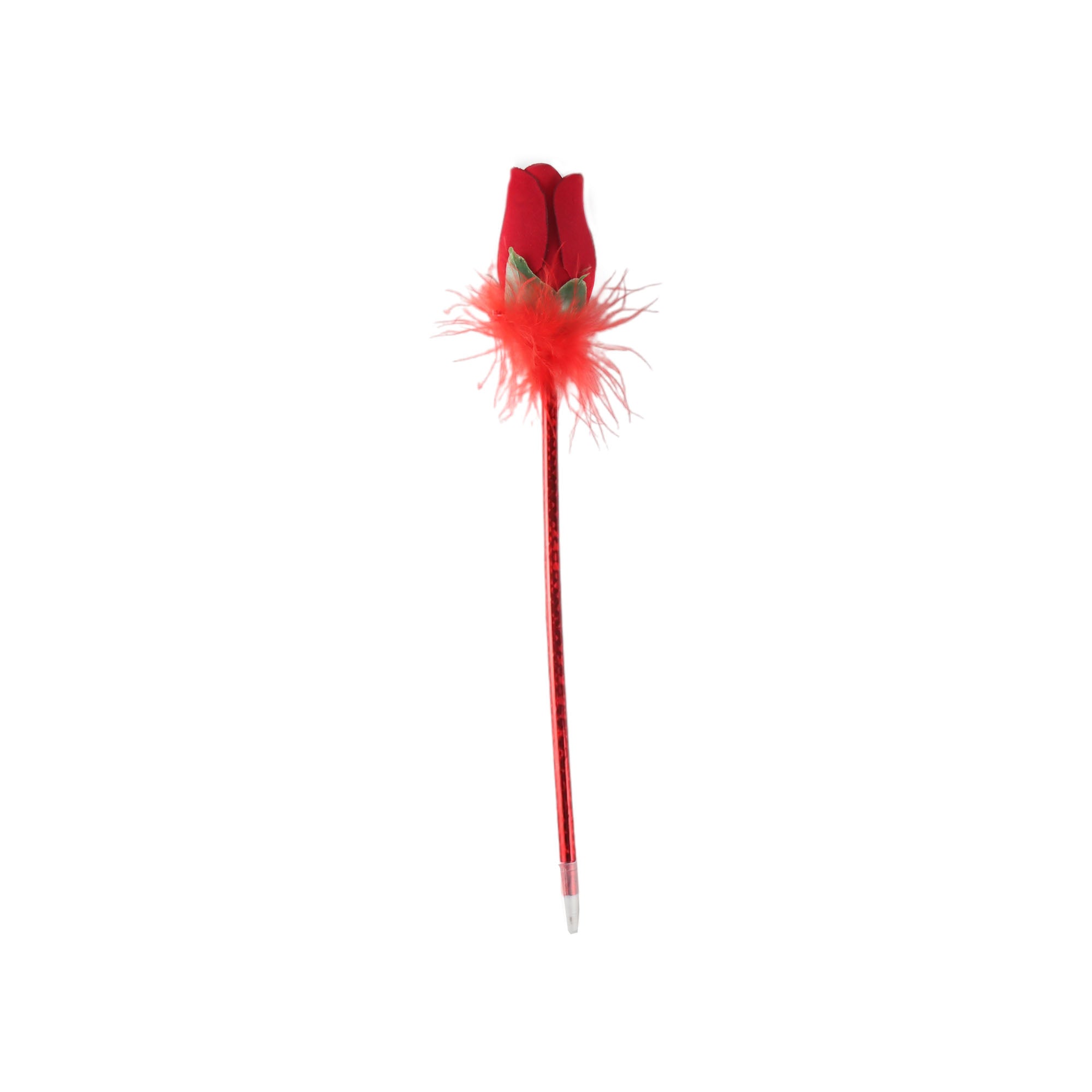Artificial Rose with Pen 28cm