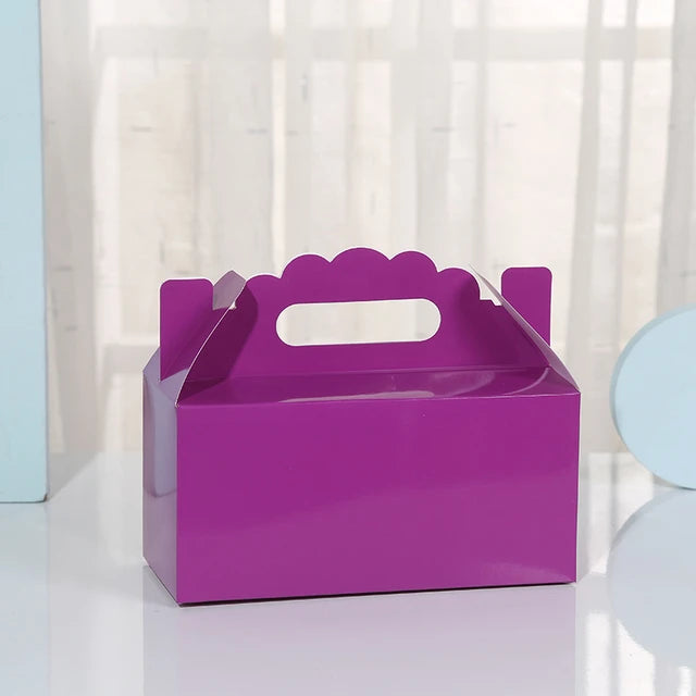 Gift Takeaway Party Treats Box 19x19x9cm with Handle 10pack