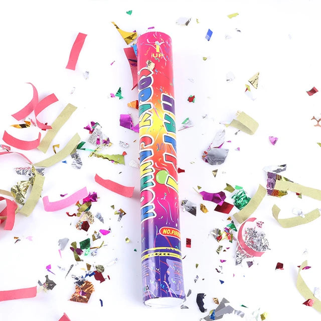 Party Popper Multicoloured Confetti Spray Canon
