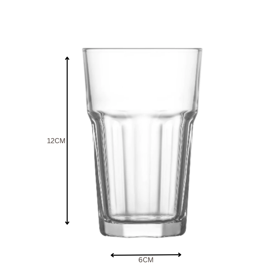 LAV Hiball Glass Tumbler 300ml Aras Long Drinking Glass SGN009