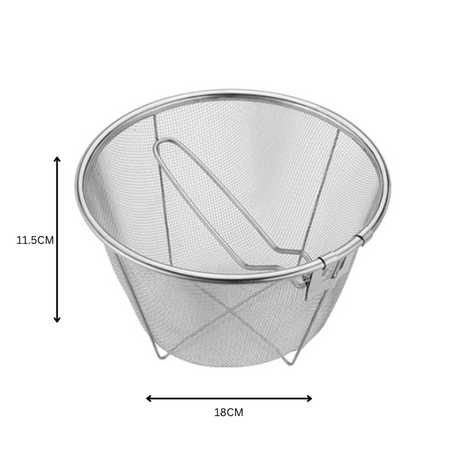 Chip Fryer Serving Basket Round 18cm SGN1785