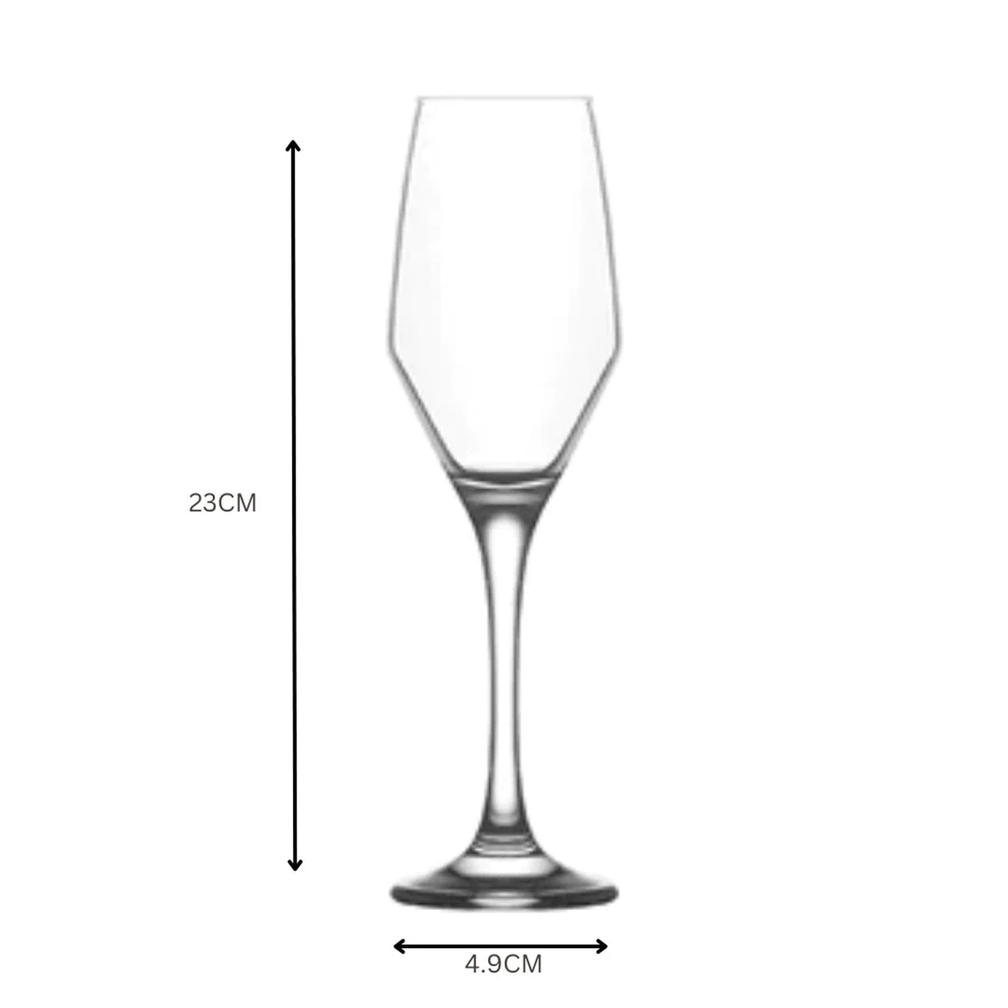 Ella Glass Tumbler 30ml Champagne 6pcs SGN1873