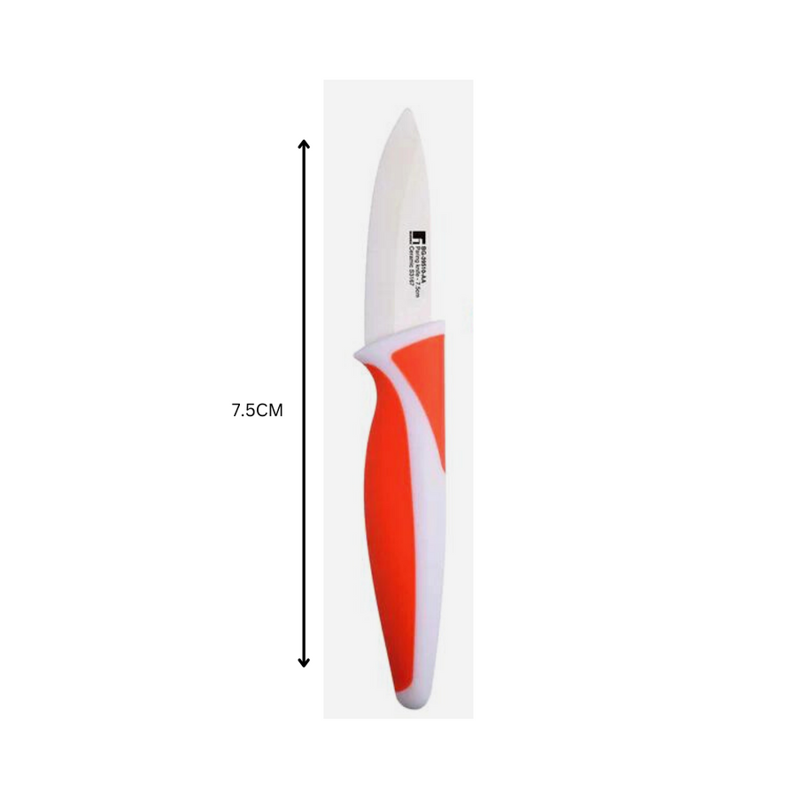 Bergner Ceramic Kitchen Knife 7.5cm with Peeler SGN2204